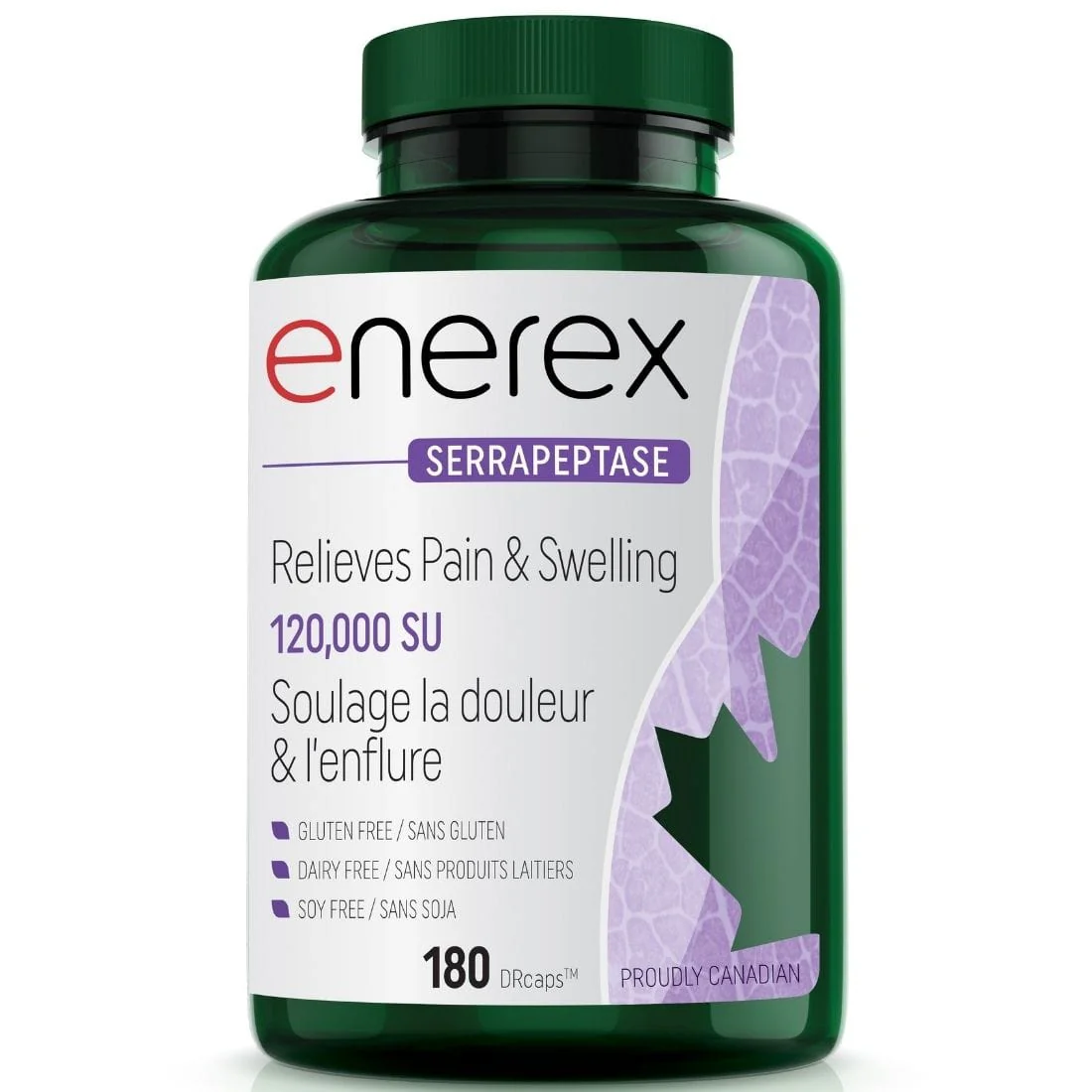 Enerex Serrapeptase 120000 SU Capsules - Image 3