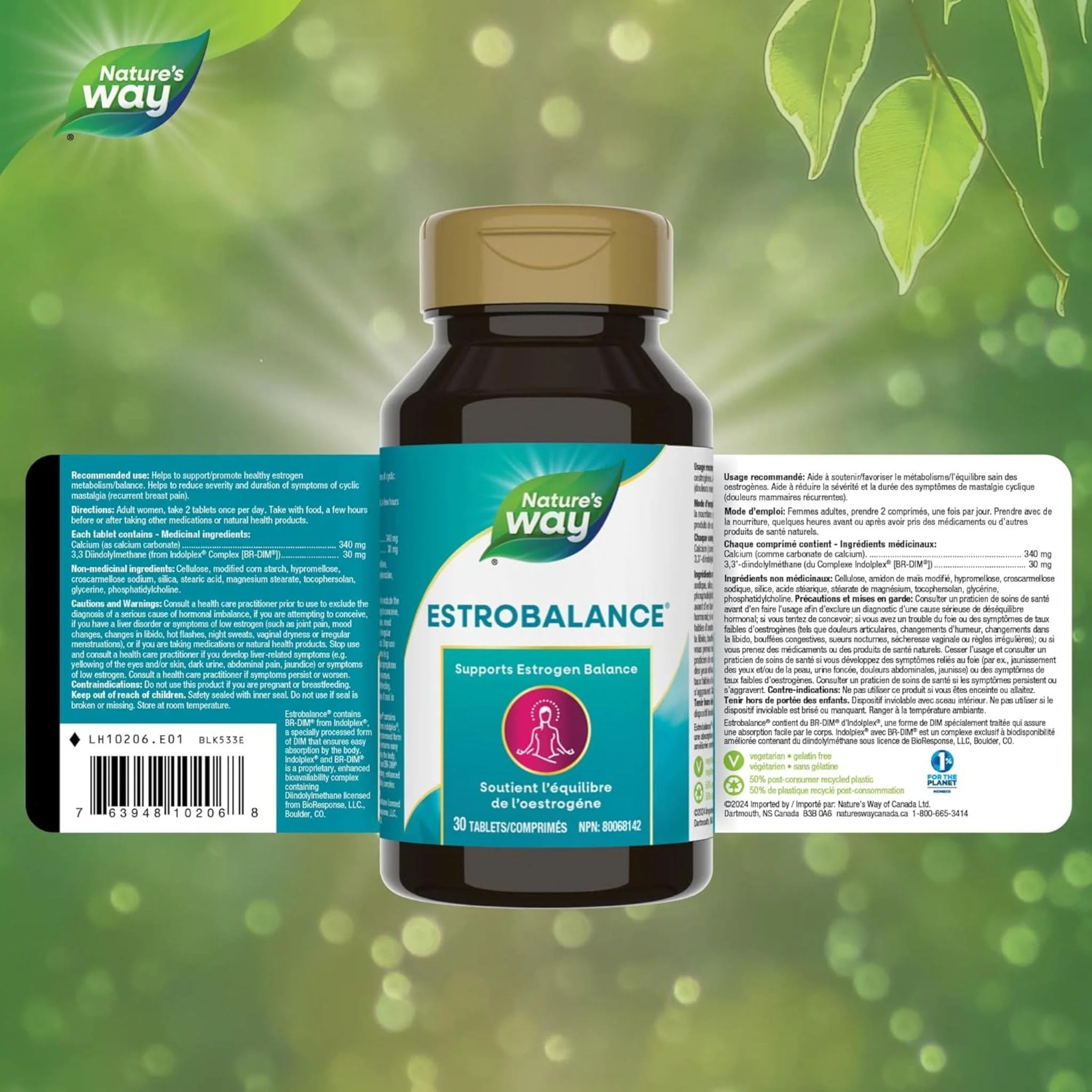 Nature's Way EstroBalance Highly Absorbable DIM 30mg, 30 Tabs - Image 2