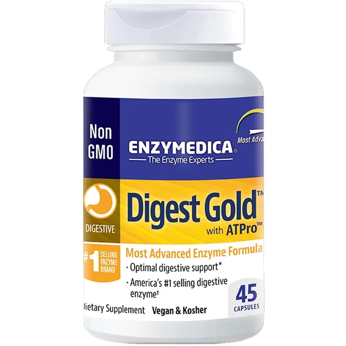 Enzymedica Digest Gold Digestive Enzyme with ATPro, Ultra Effective Digestive Enzyme Formula - Image 2