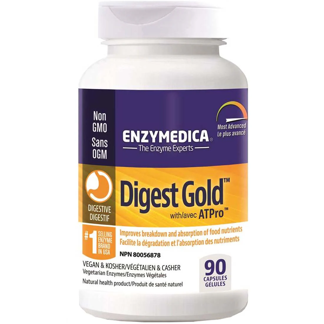 Enzymedica Digest Gold Digestive Enzyme with ATPro, Ultra Effective Digestive Enzyme Formula - Image 3