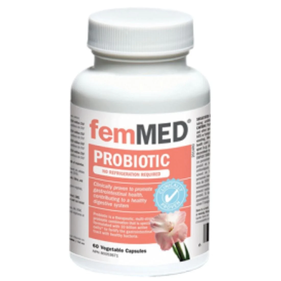 FemMED Probiotic, 60 Vegetable Capsules