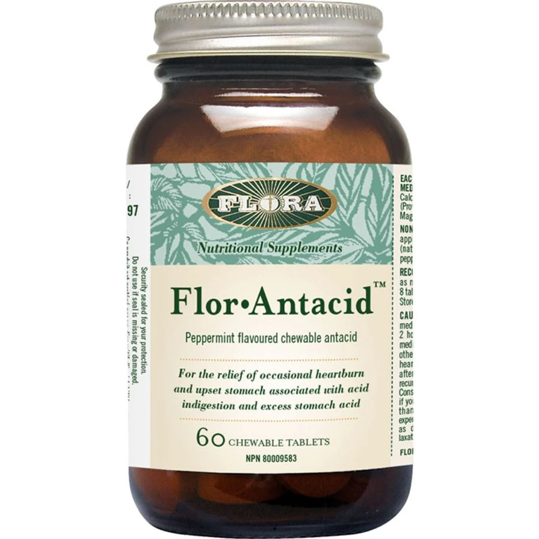 Flora Flor-Antacid (Natural Chewable Antacid) - Image 3