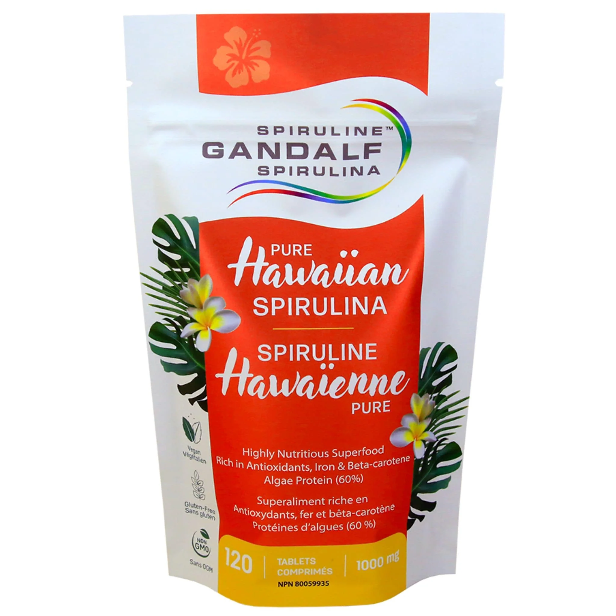Gandalf Hawaiian Spirulina Tablets 1000mg