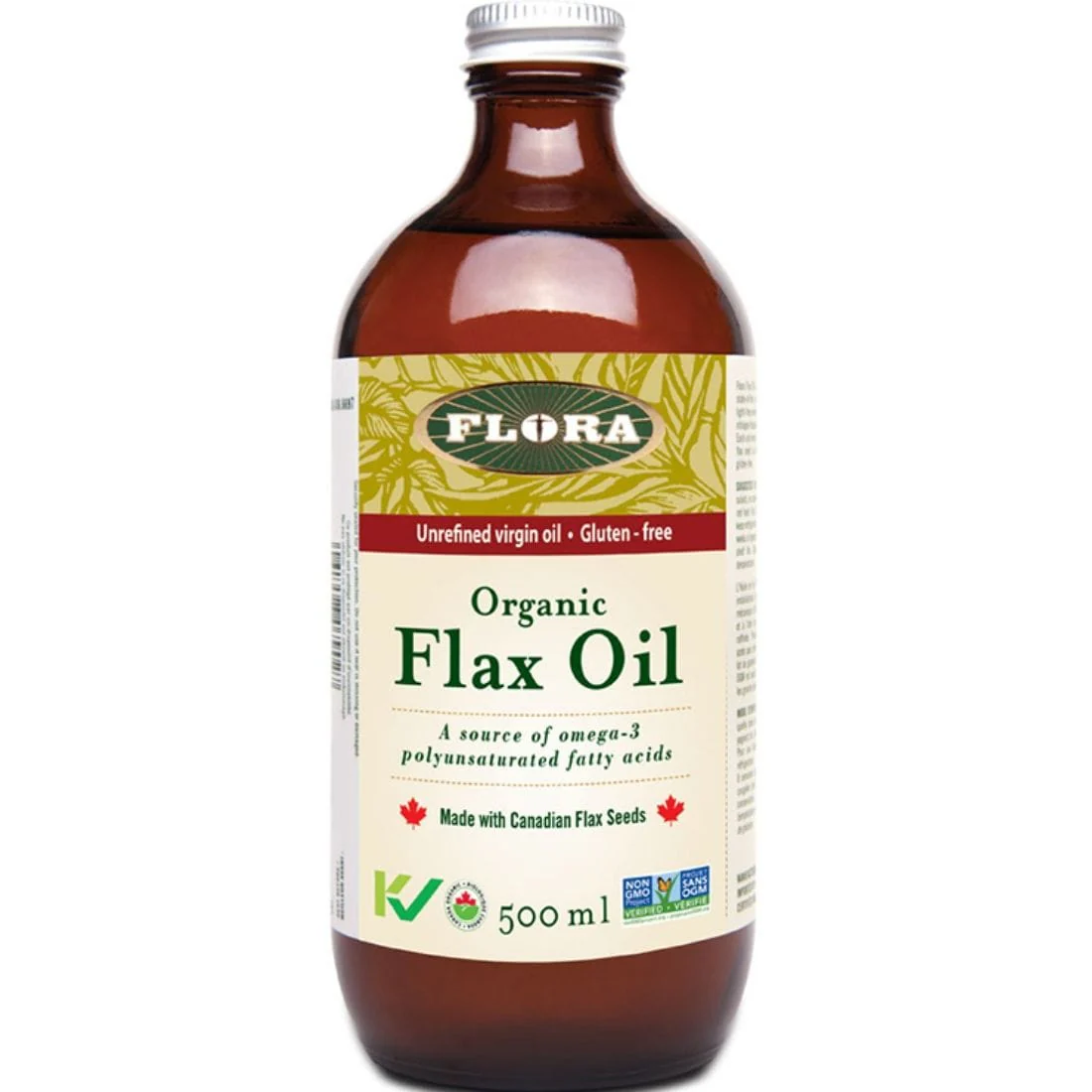 Flora Organic Flax Oil (Non-GMO and Made with Canadian Flaxseeds) (Stored in Fridge) - Image 3
