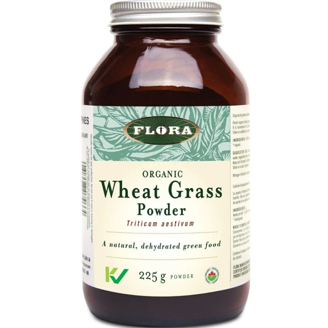 Flora Organic Wheat Grass Powder, 225g
