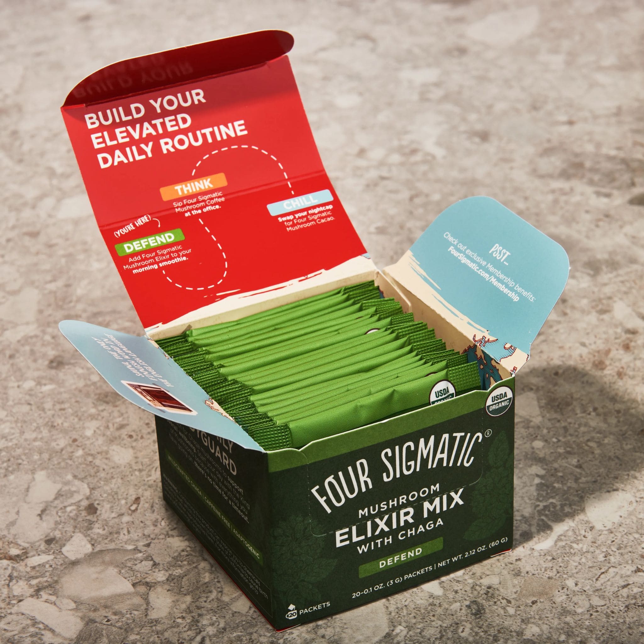 Four Sigmatic Mushroom Elixir Mix with Chaga, Immune & Inflammation Support, 60-90g - Image 6