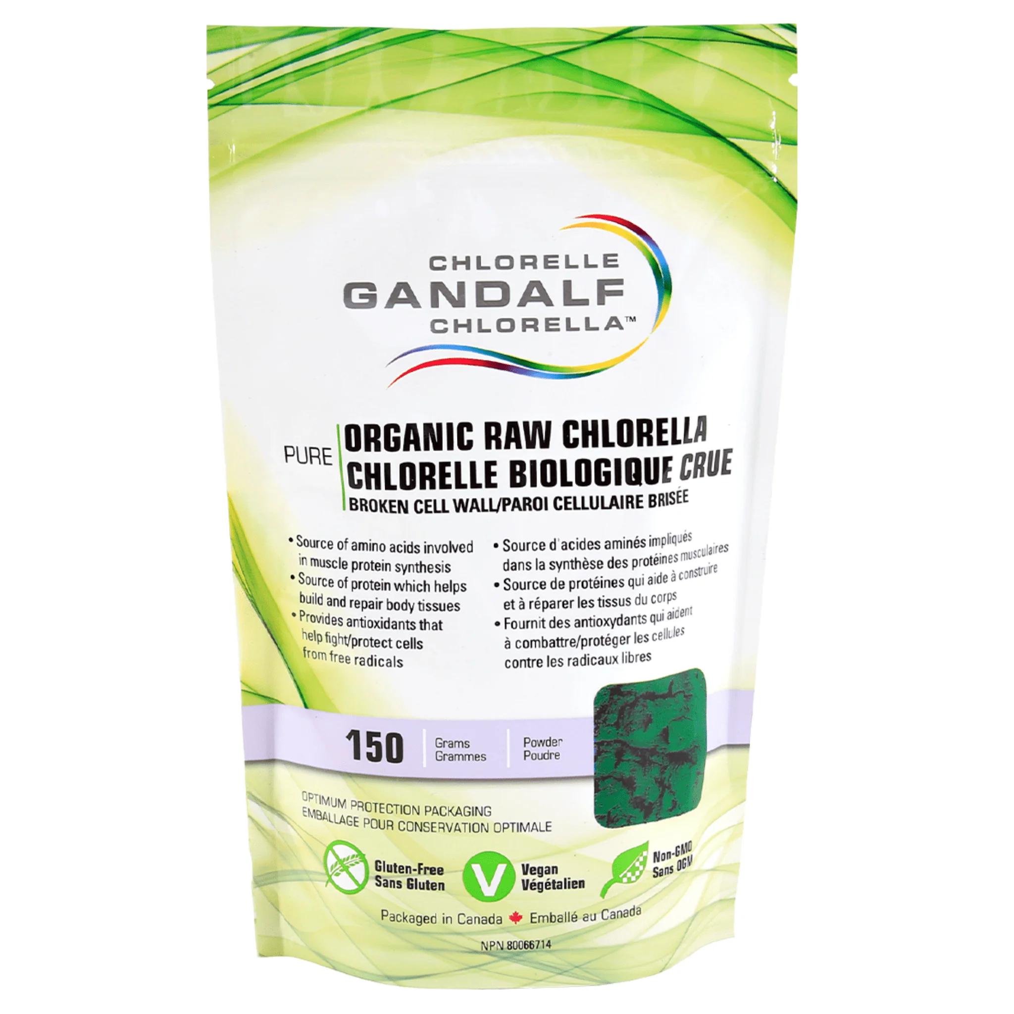 Gandalf Organic Chlorella Powder, 150g