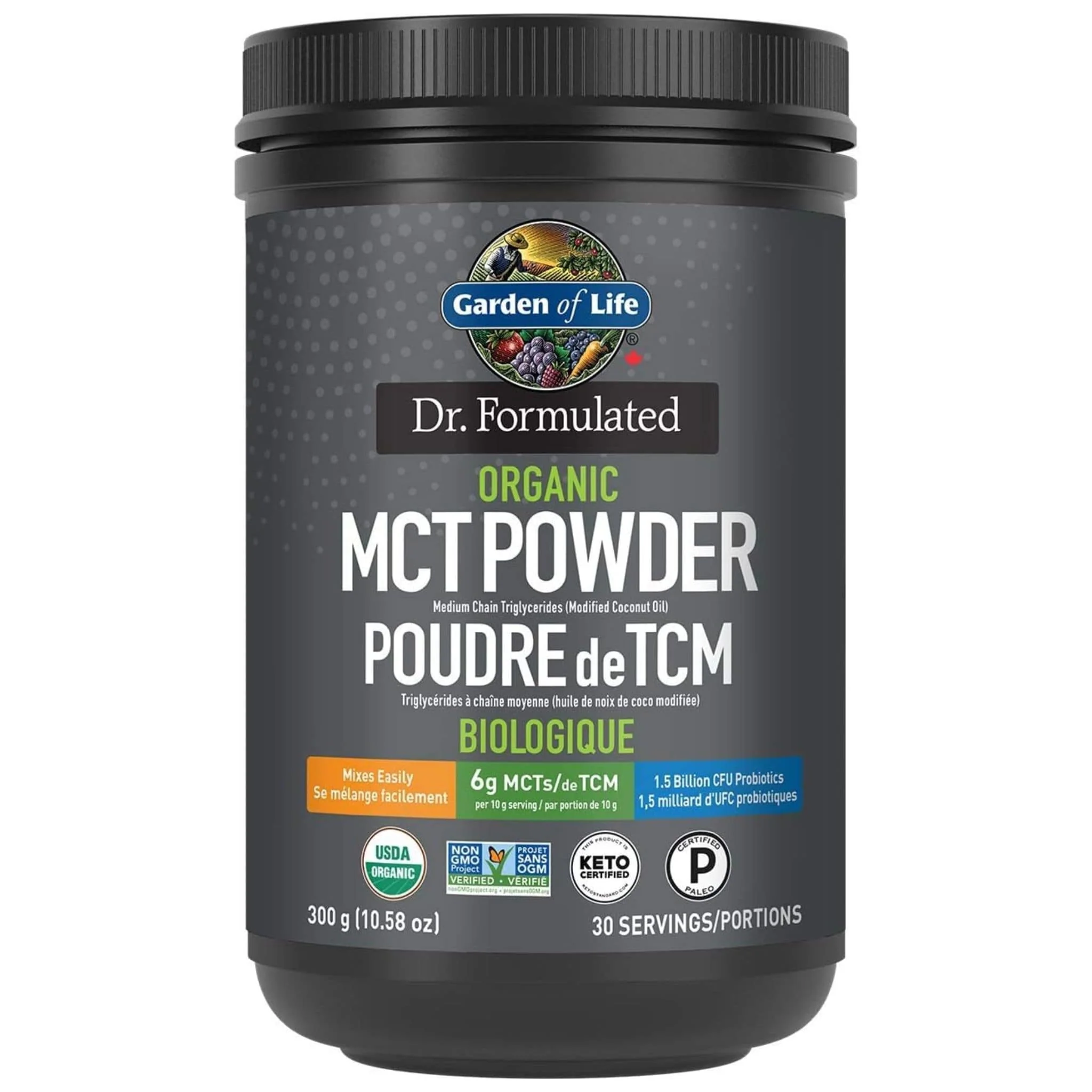 Garden of Life Dr. Formulated Organic MCT Powder, 300g