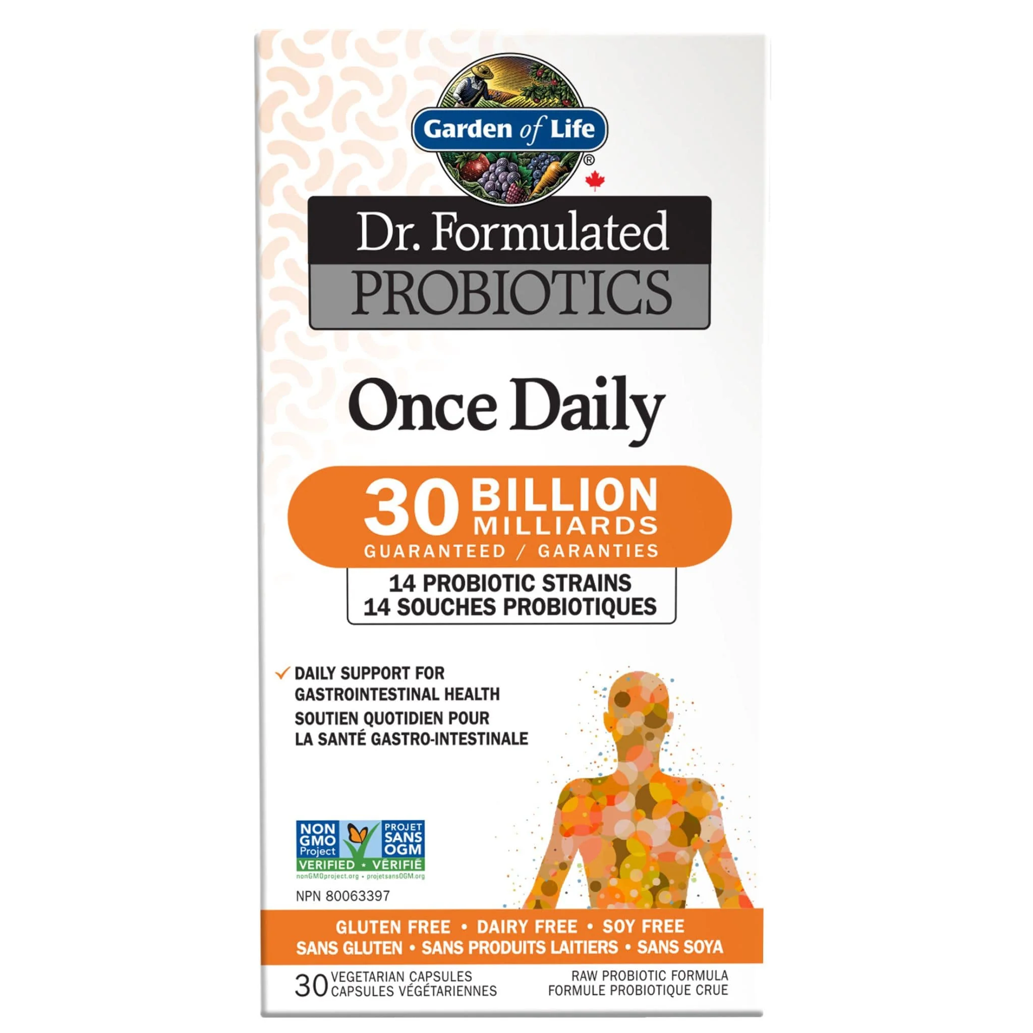 Garden of Life Dr. Formulated Probiotics Once Daily 30 Billion, 30 Vcaps