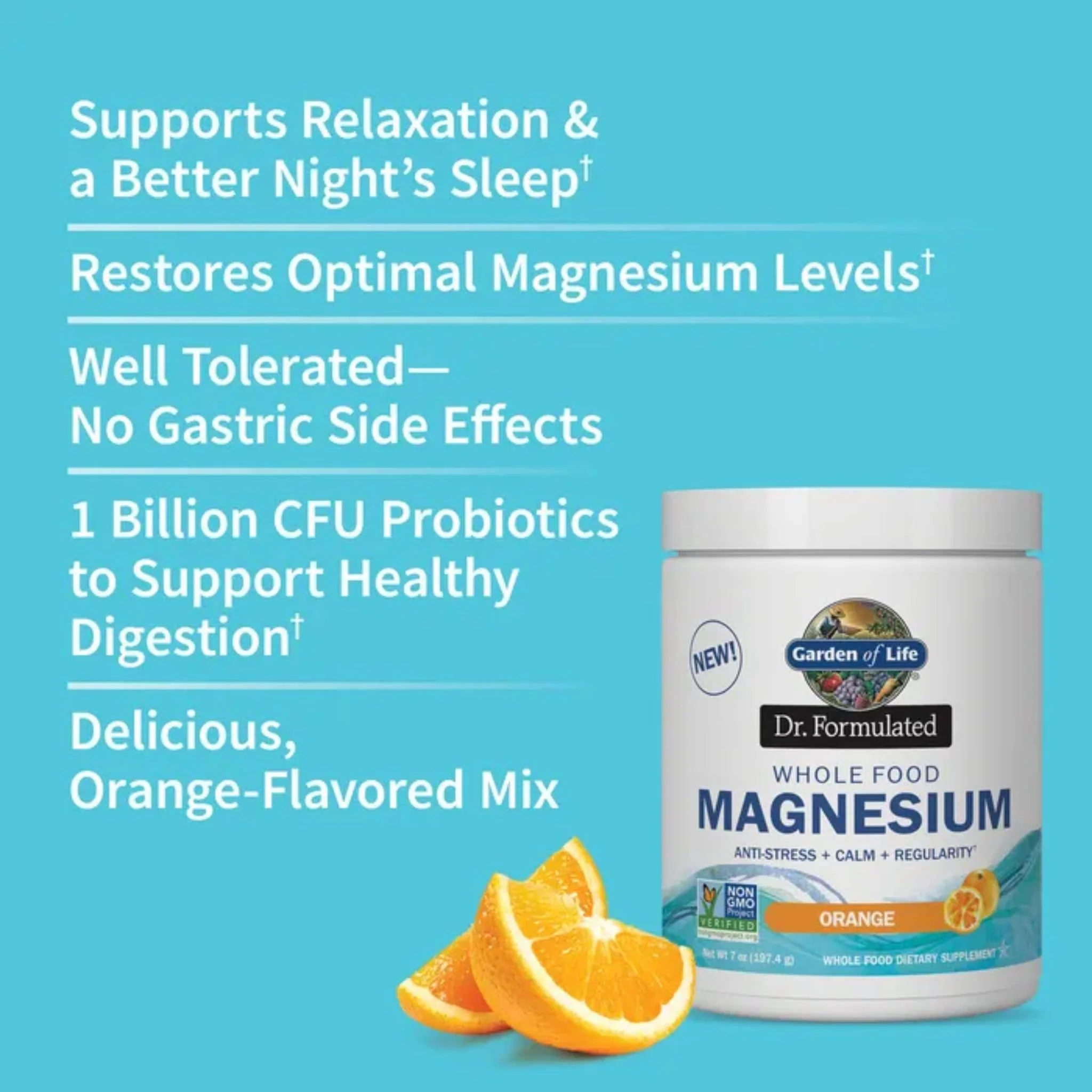 Garden of Life Dr. Formulated Whole Food Magnesium, 85 Servings - Image 3