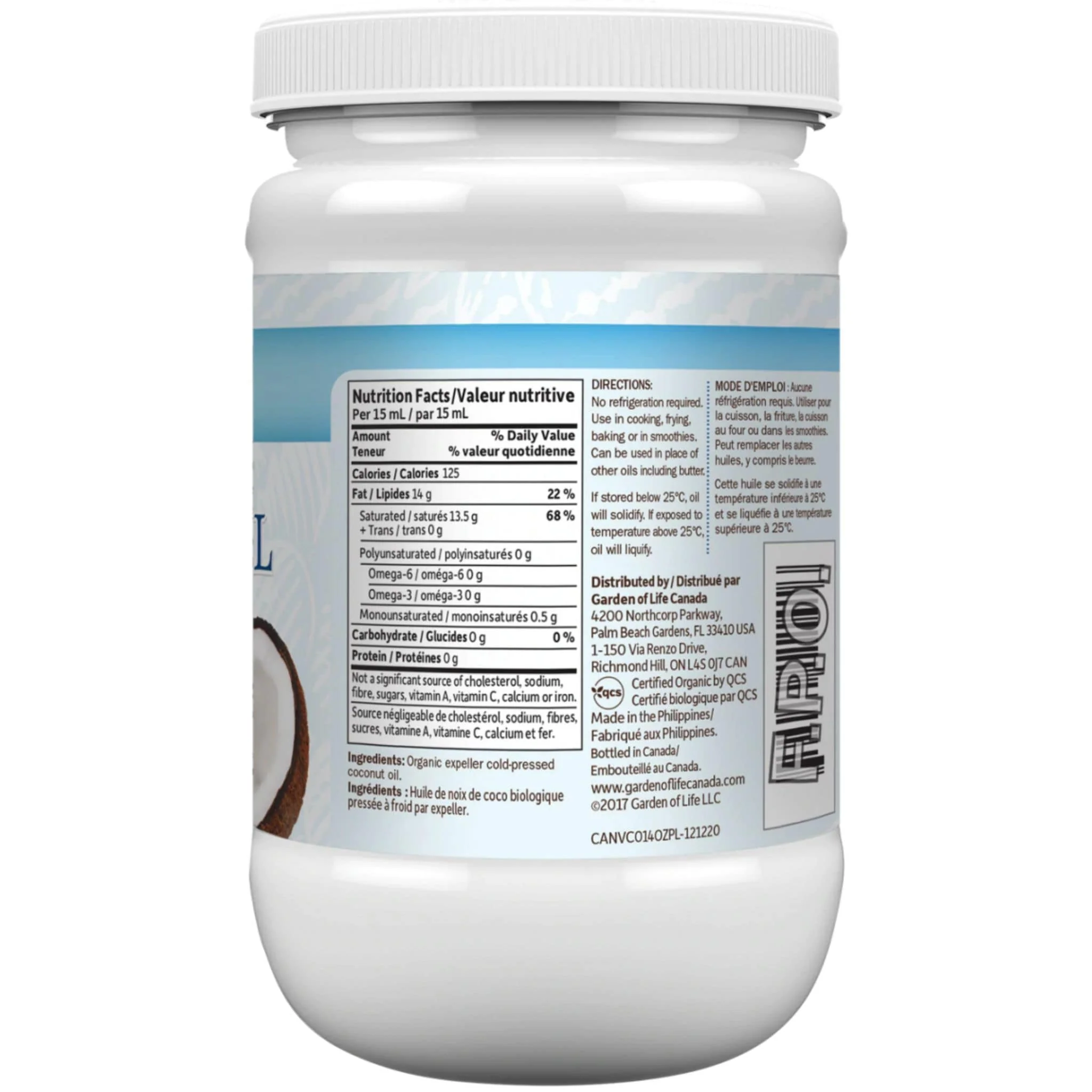 Garden of Life Virgin Organic Coconut Oil - Image 2