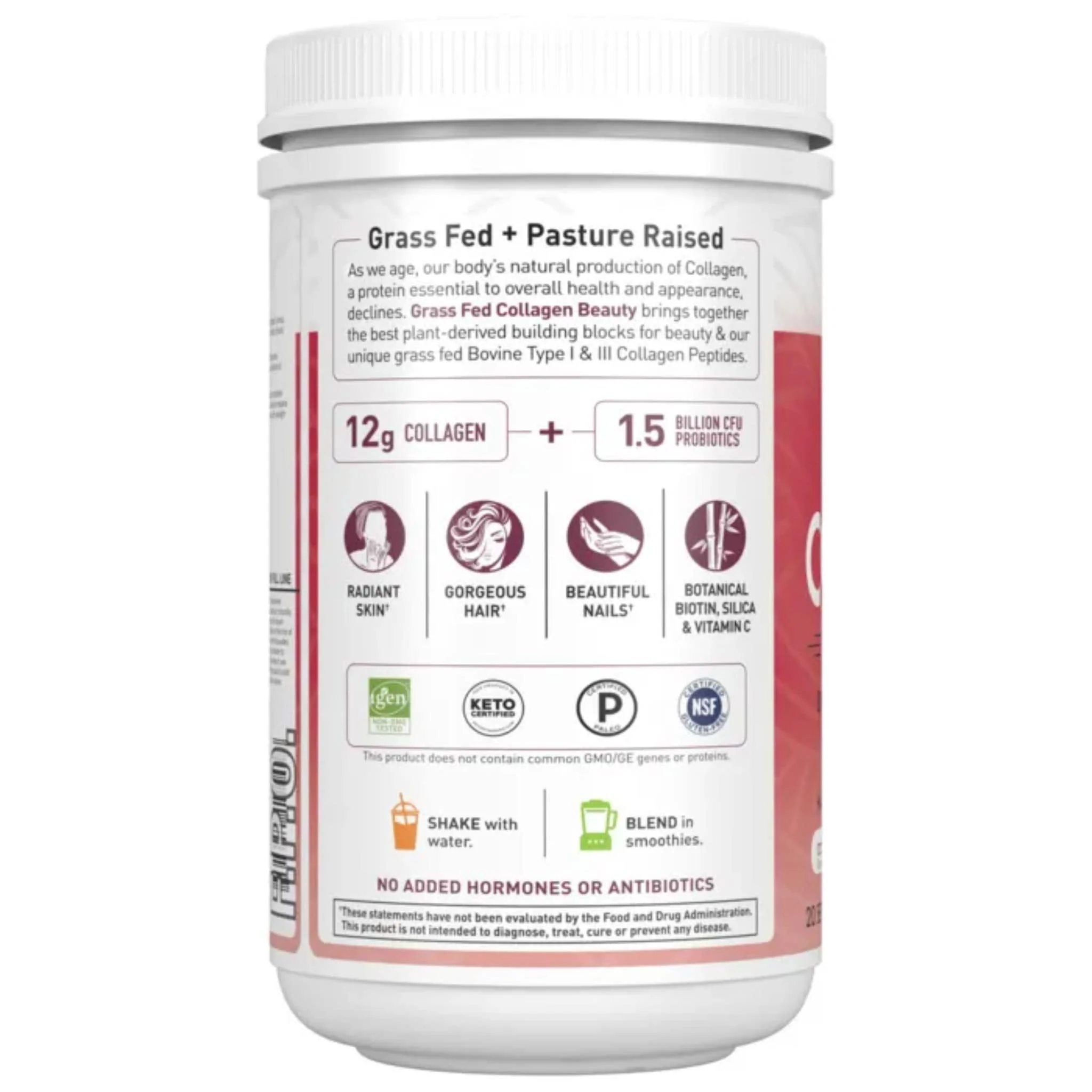 Garden of Life Grass Fed Collagen Beauty, 270g - Image 10