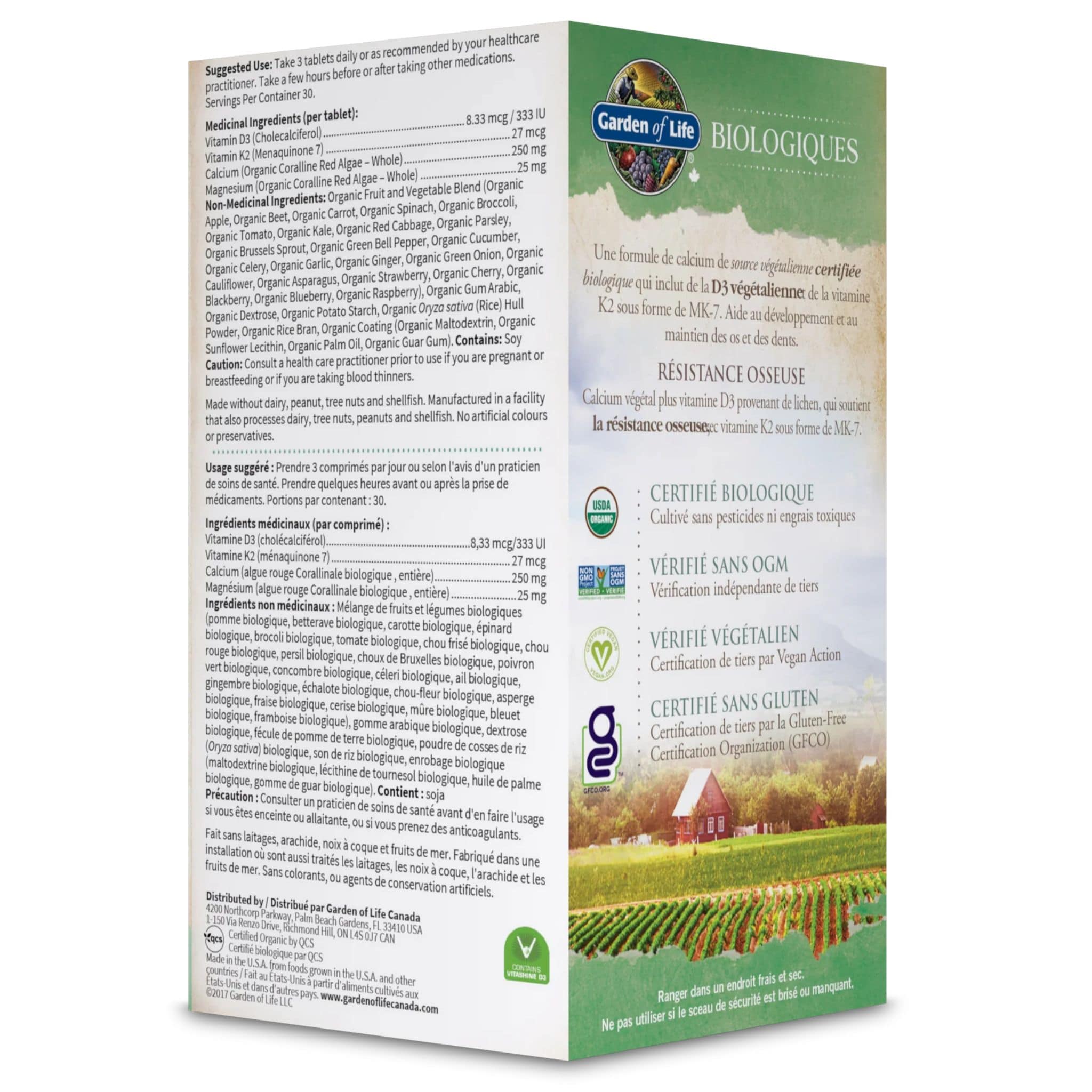 Garden of Life Organics Organic Plant Calcium, 90 Vegan Tablets - Image 4