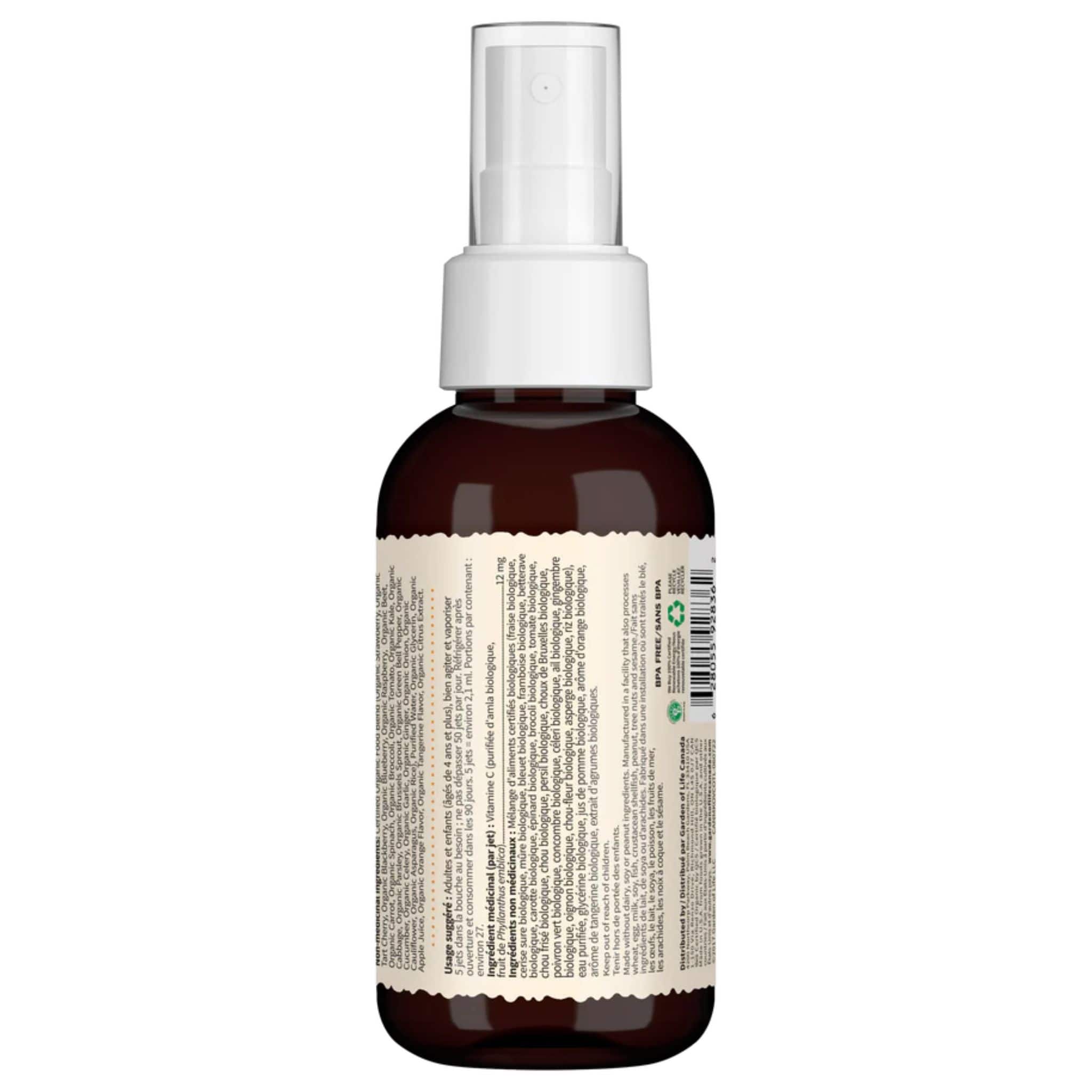 Garden of Life Organics Vitamin C Organic Throat Spray, 58ml - Image 11