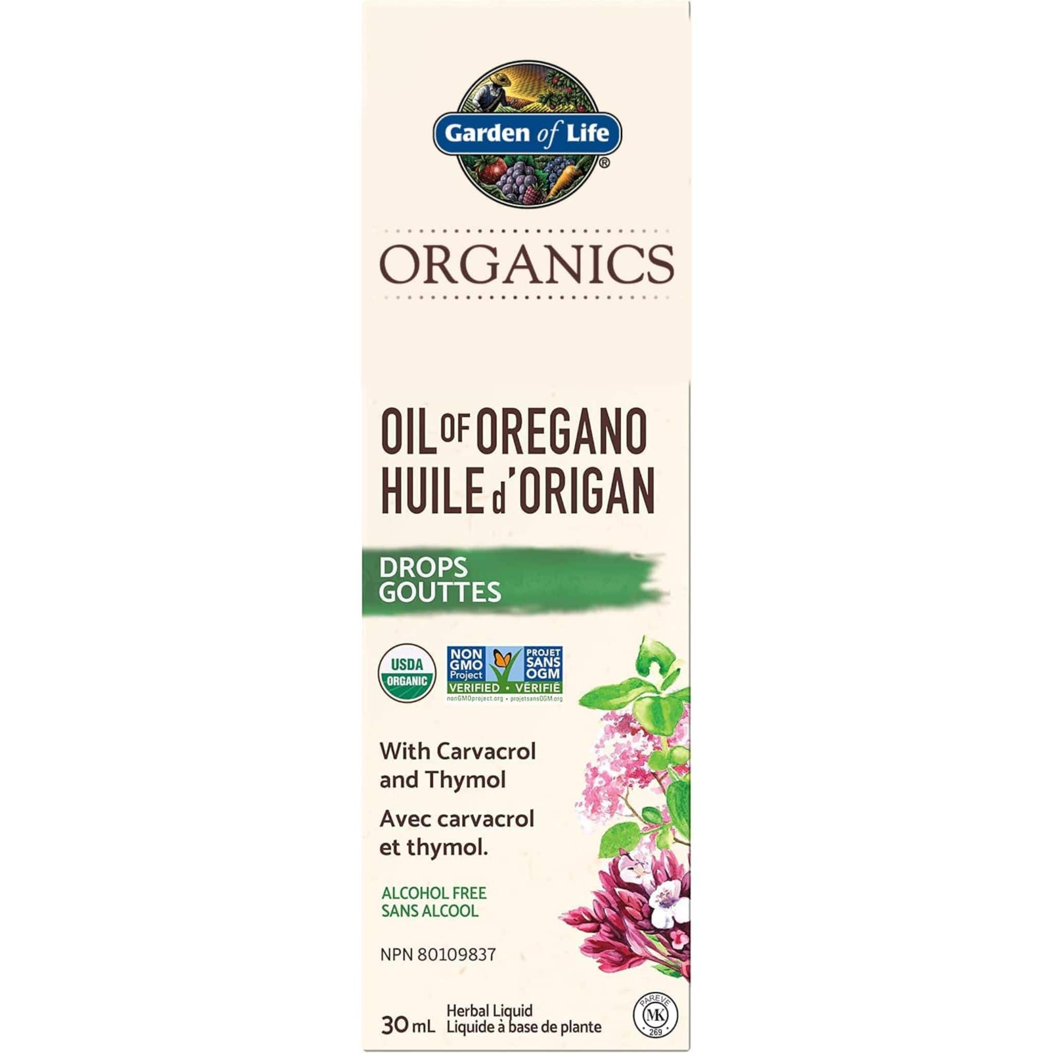 Garden of Life Organics Oil of Oregano, 30ml