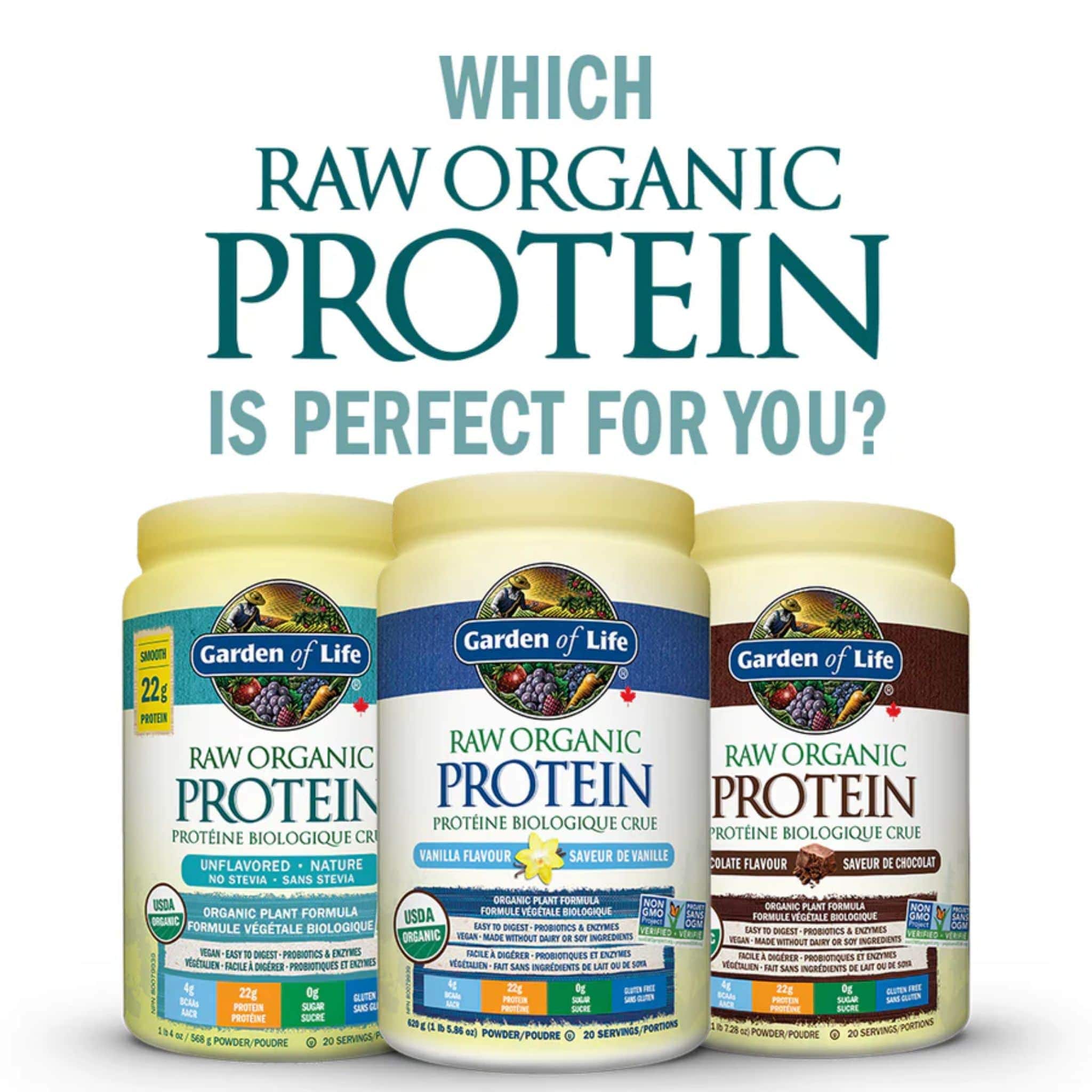 Garden of Life Raw Organic Protein Powder, 20 Servings - Image 30