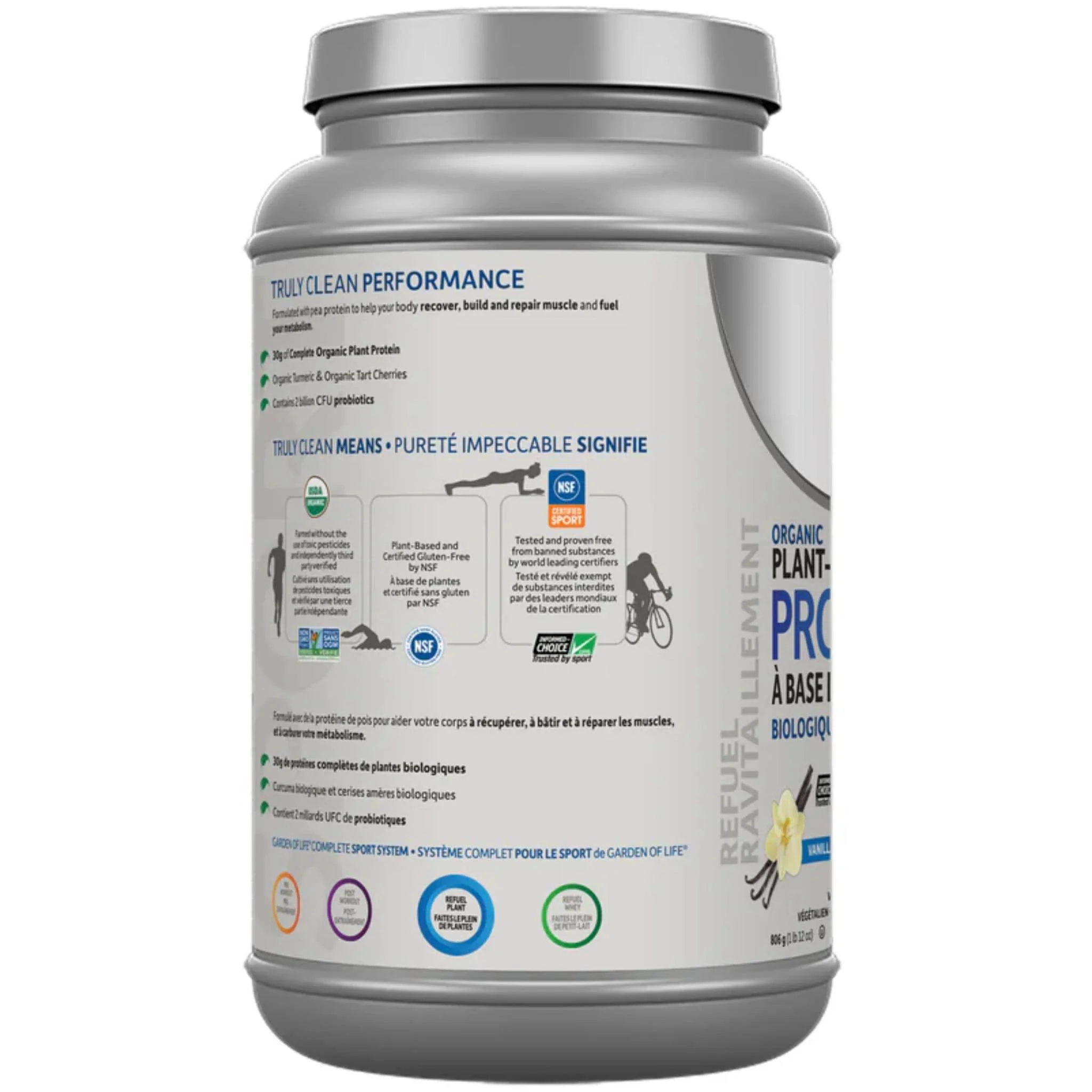 Garden of Life Sport Protein Organic Plant Based Protein, 806g-840g - Image 11