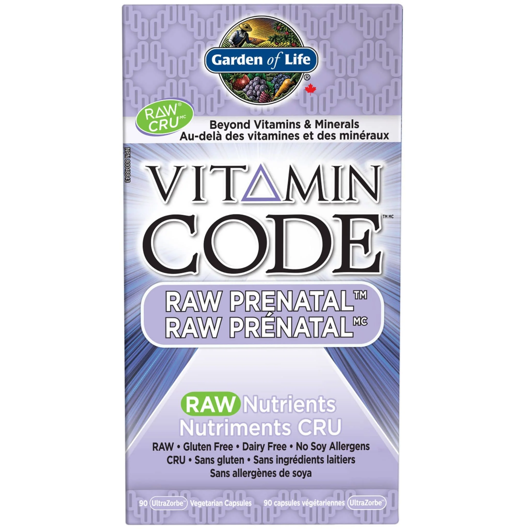 Garden of Life Vitamin Code Raw Prenatal, 90 Vcaps