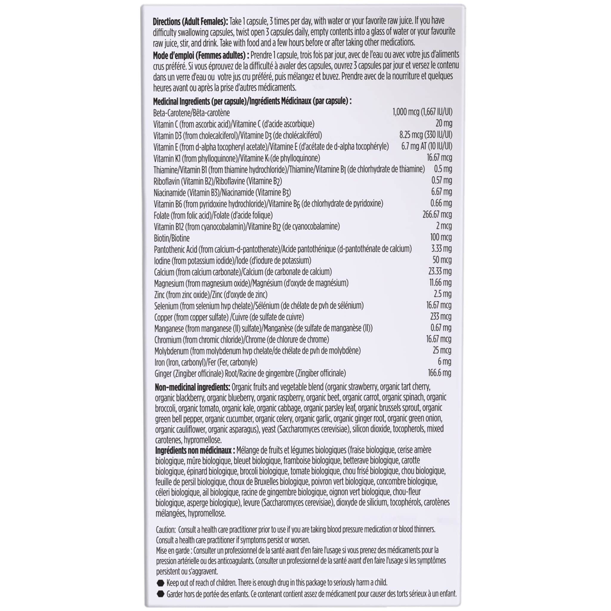 Garden of Life Vitamin Code Raw Prenatal, 90 Vcaps - Image 2