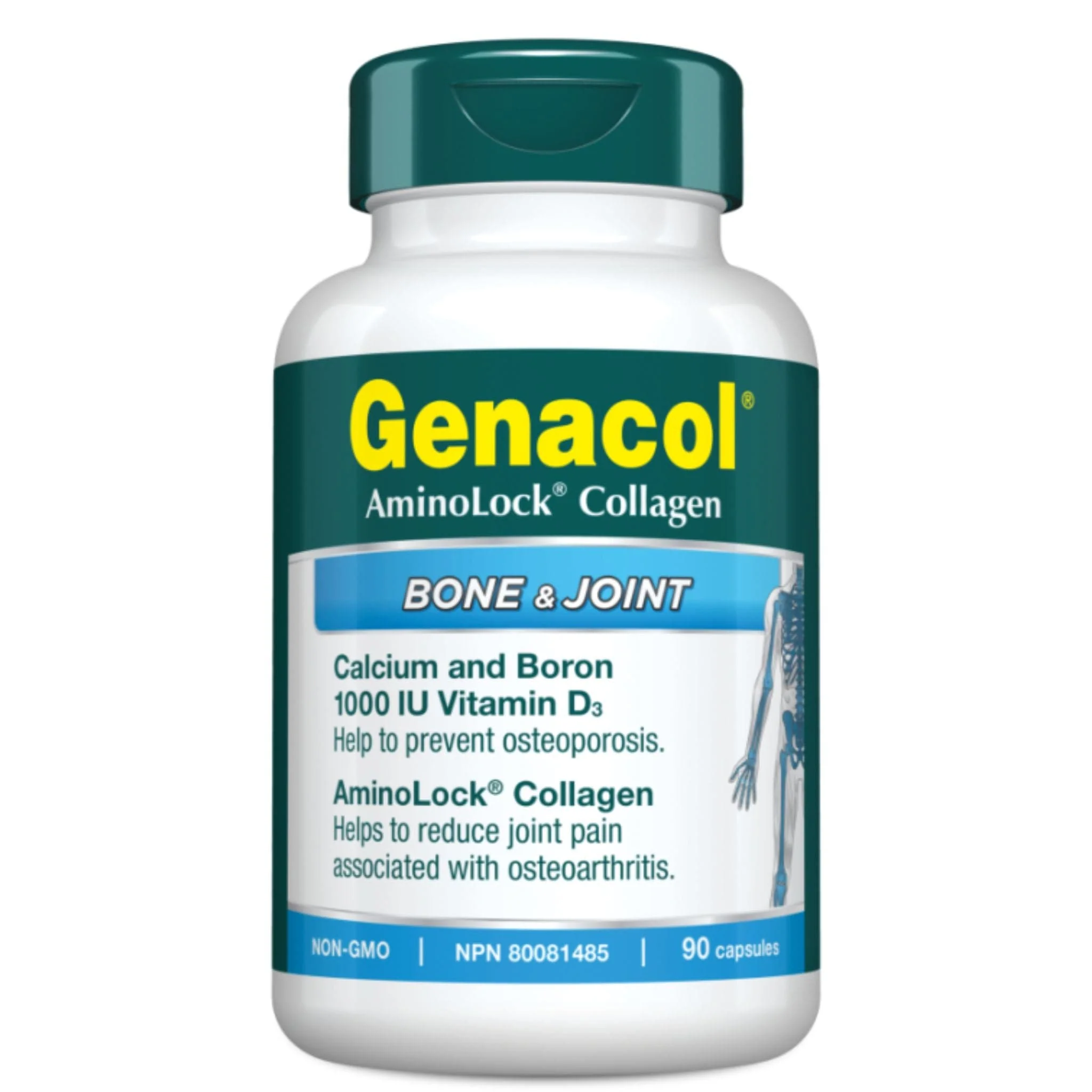 Genacol Bone & Joint (Collagen, Bone, Joint and Inflammation), 90 Capsules