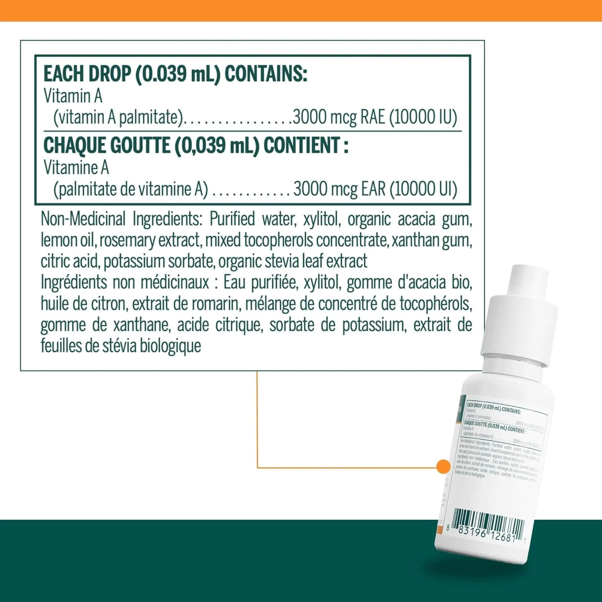 Genestra A-Mulsion Vitamin A Drops, 30ml - Image 2