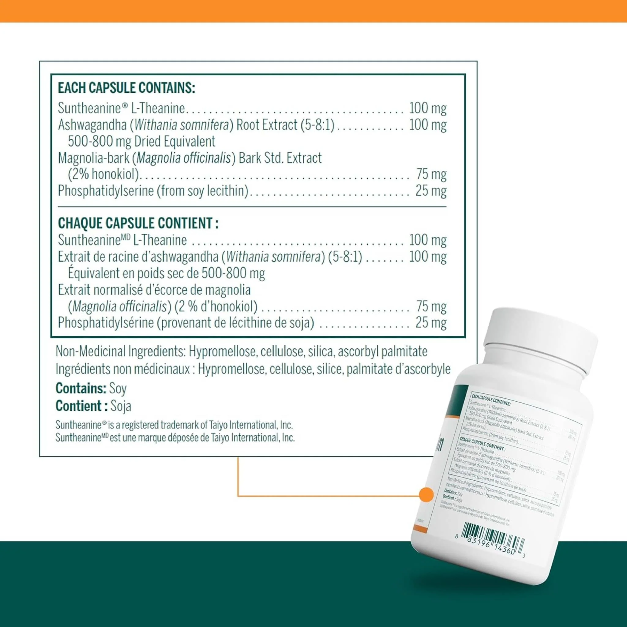 Genestra Adreno Calm, 120 Vegetarian Capsules - Image 2