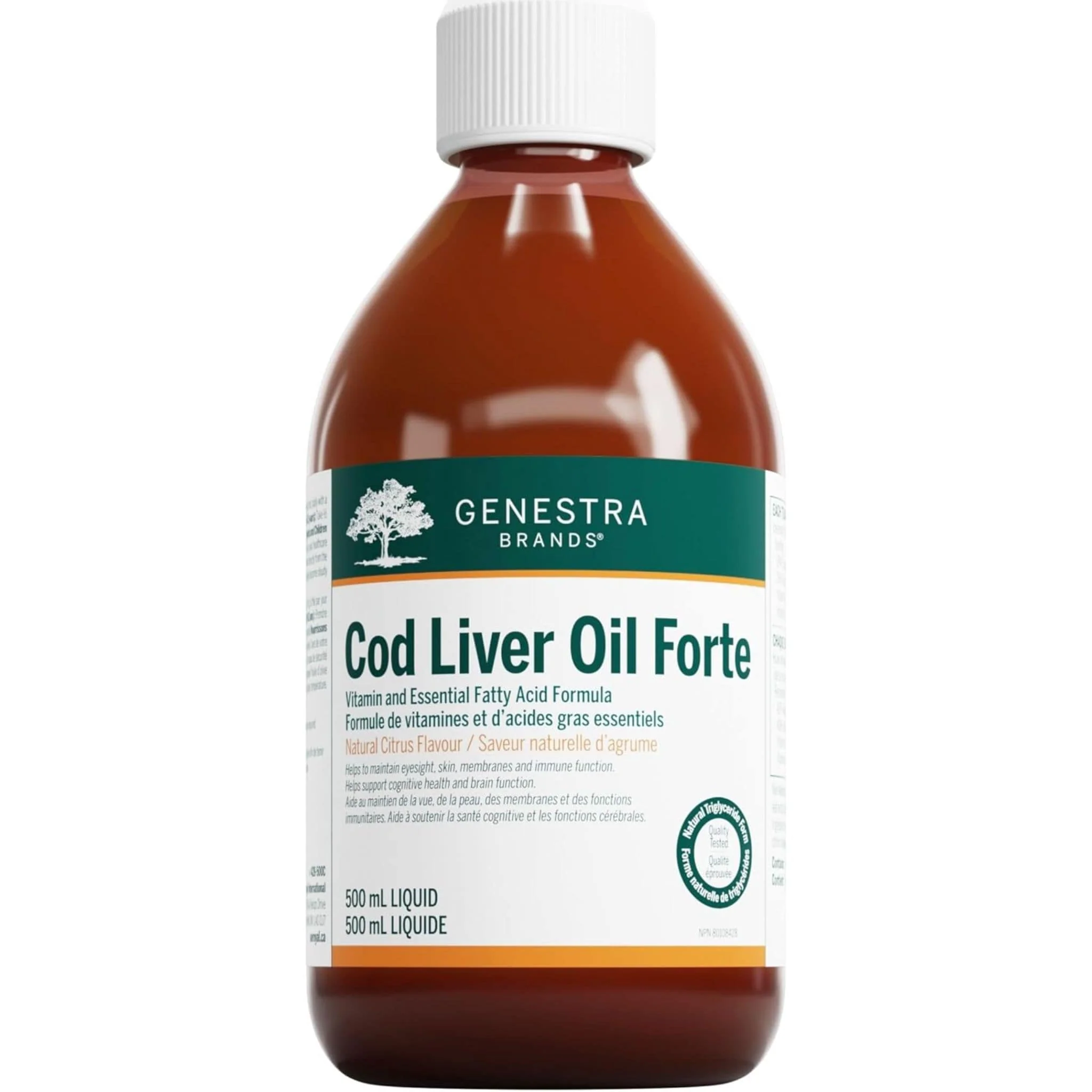 Genestra Cod Liver Oil Forte, Pharmaceutical grade, Wild Fish Sourced, 500ml - Image 5