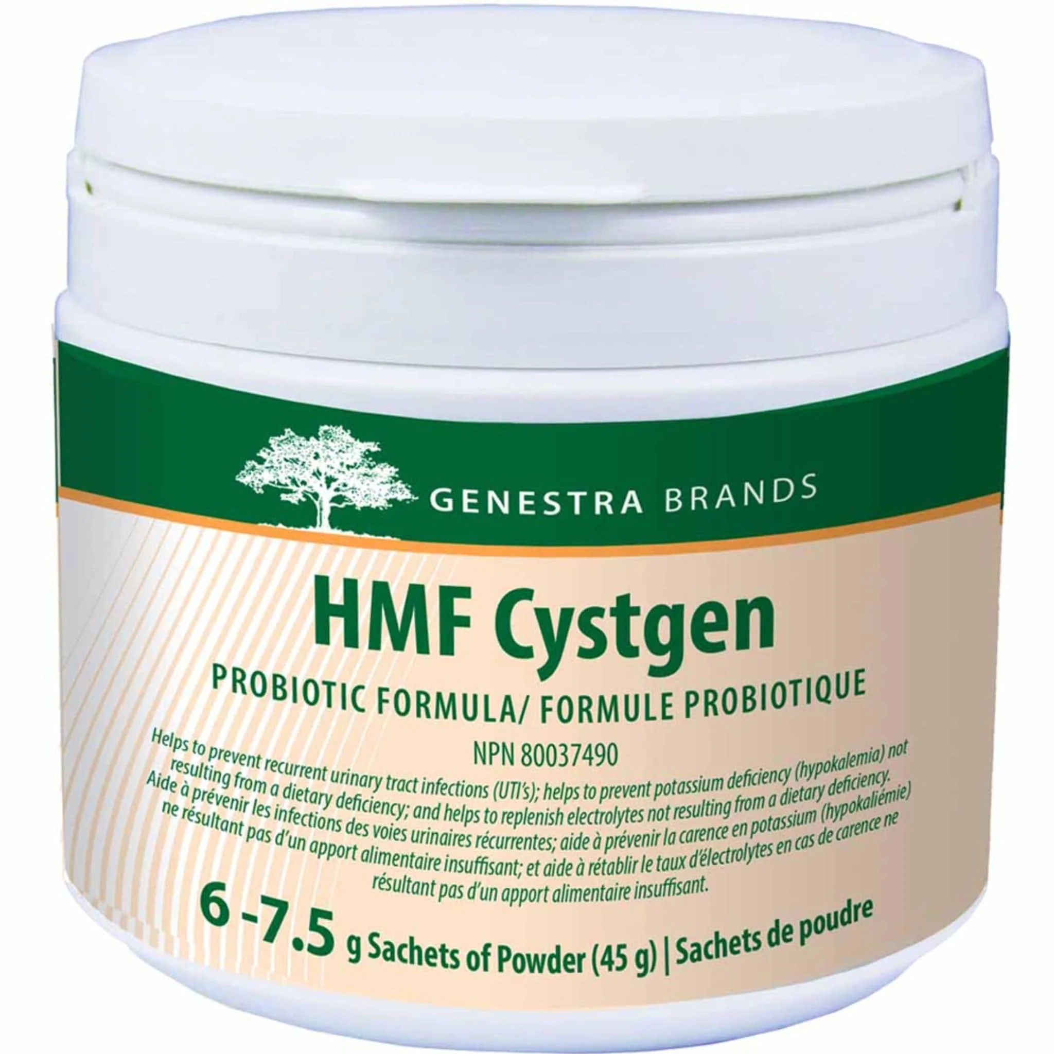 Genestra HMF Cystgen, 6 Sachets - Store in Fridge