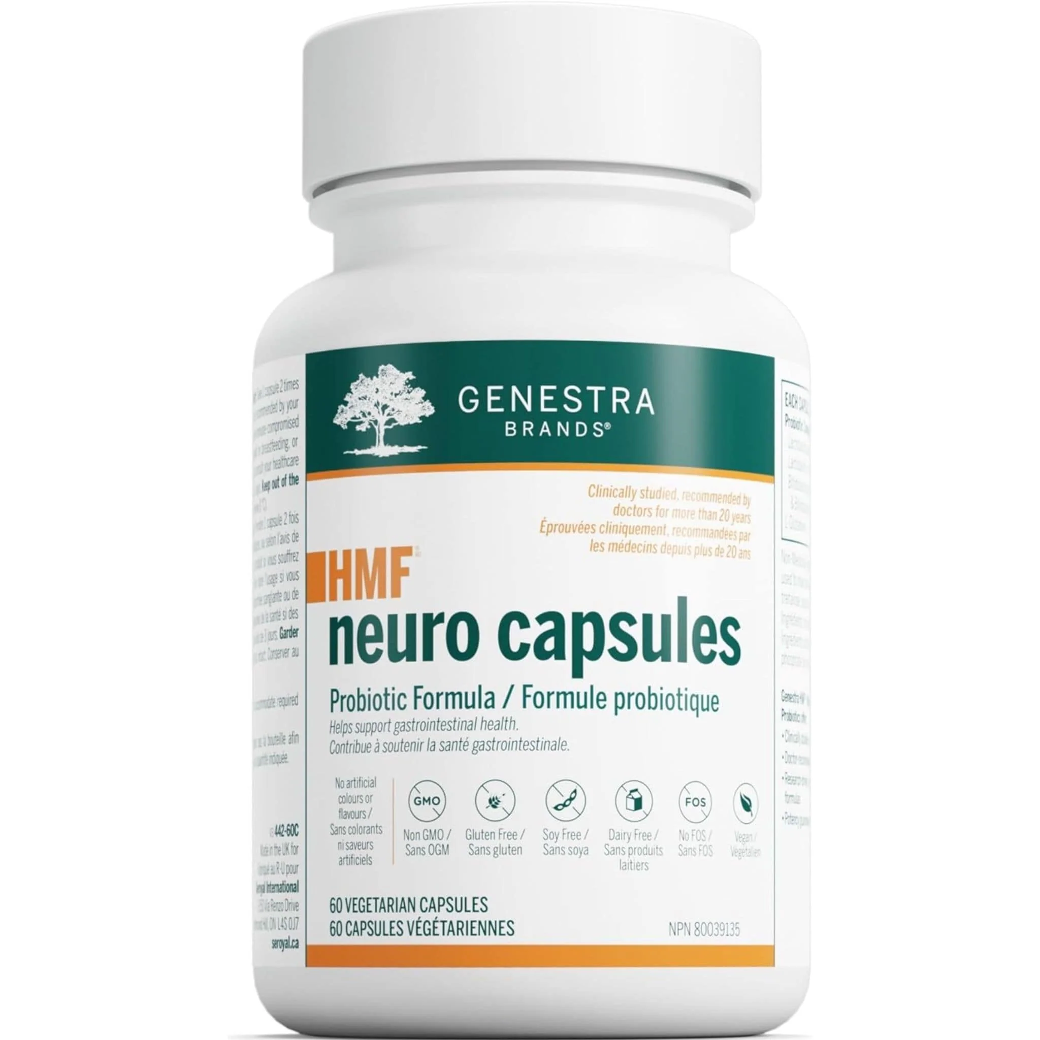 Genestra HMF Neuro Capsules, 60 Capsules - Store in Fridge