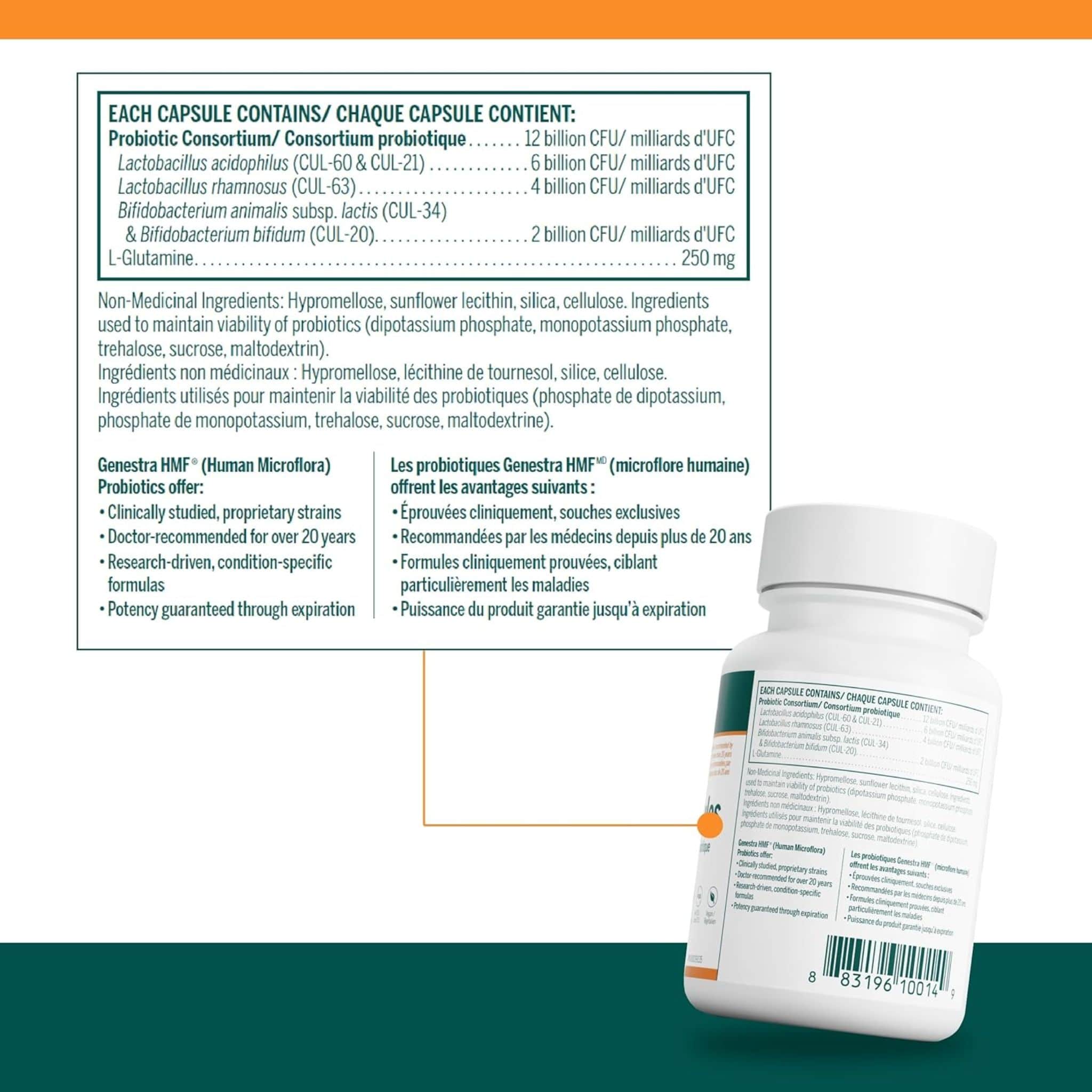 Genestra HMF Neuro Capsules, 60 Capsules - Store in Fridge - Image 2