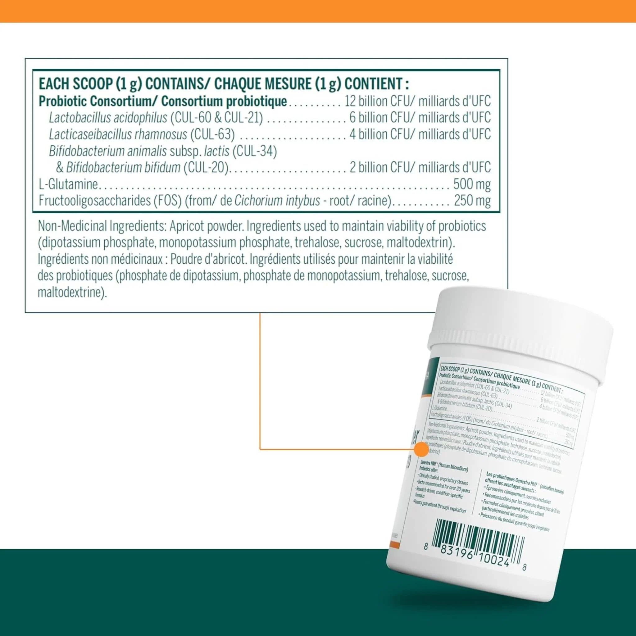 Genestra HMF Neuro Powder, 60g - Store in Fridge - Image 2
