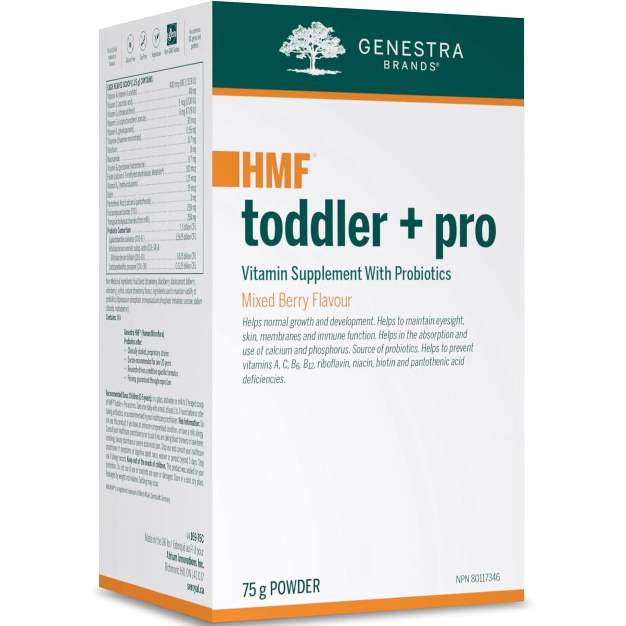 Genestra HMF Toddler + Pro, 75g