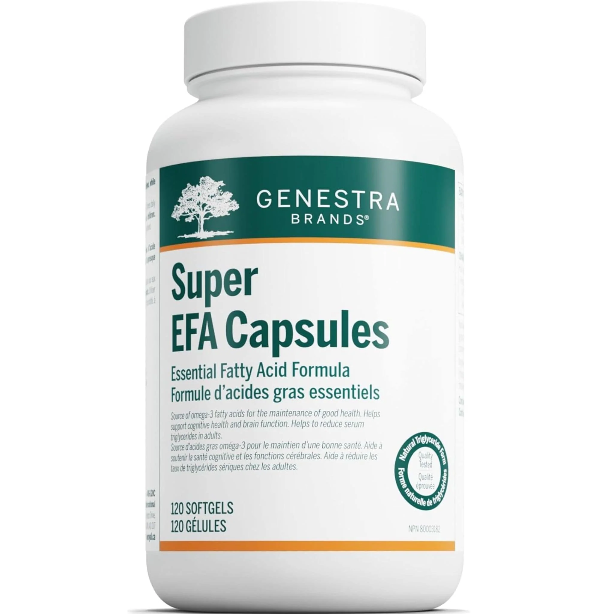 Genestra Super EFA Capsules Omega Fish Oil Softgels, 120 Softgels