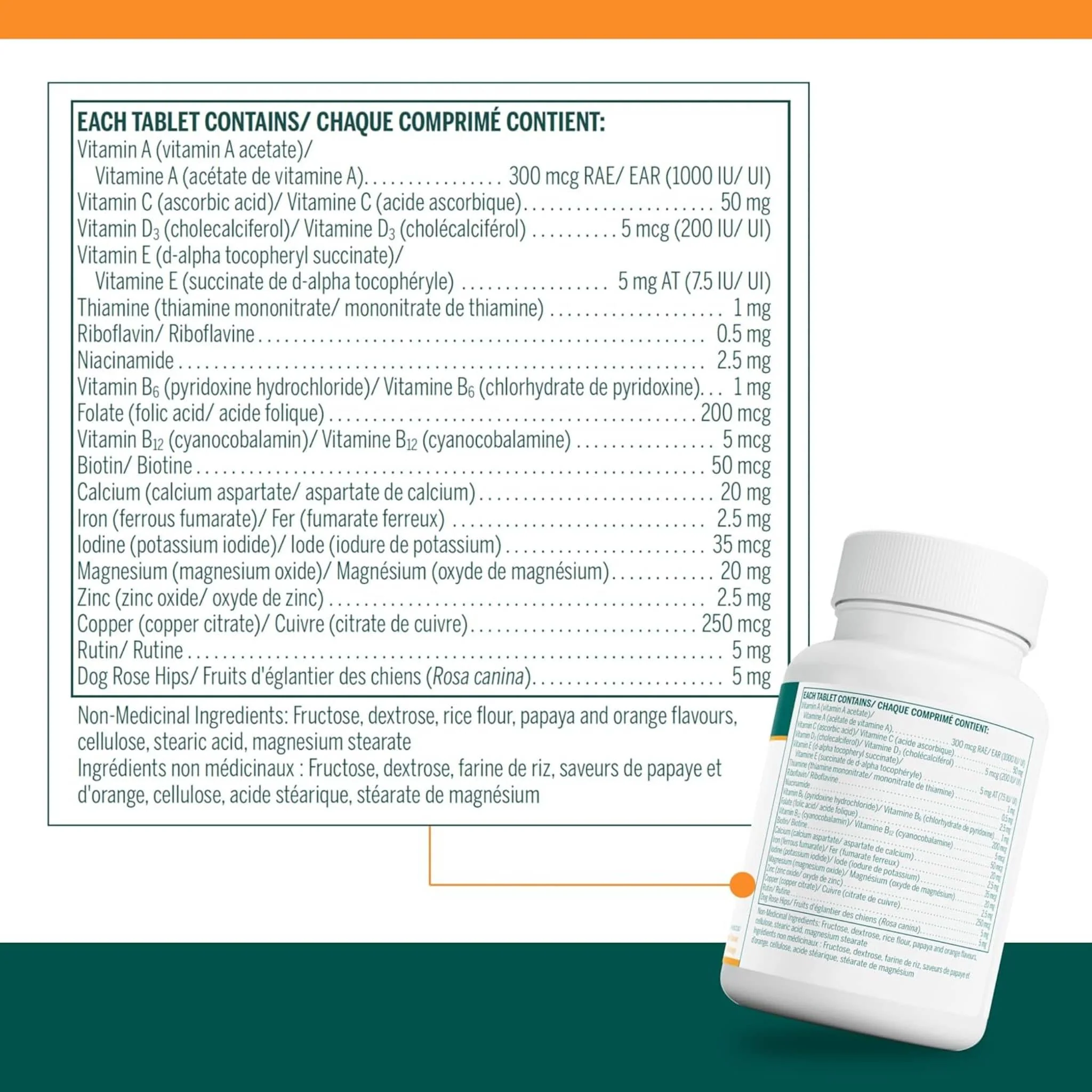 Genestra Children's Chewable Vitamins, 100 Tablets - Image 2