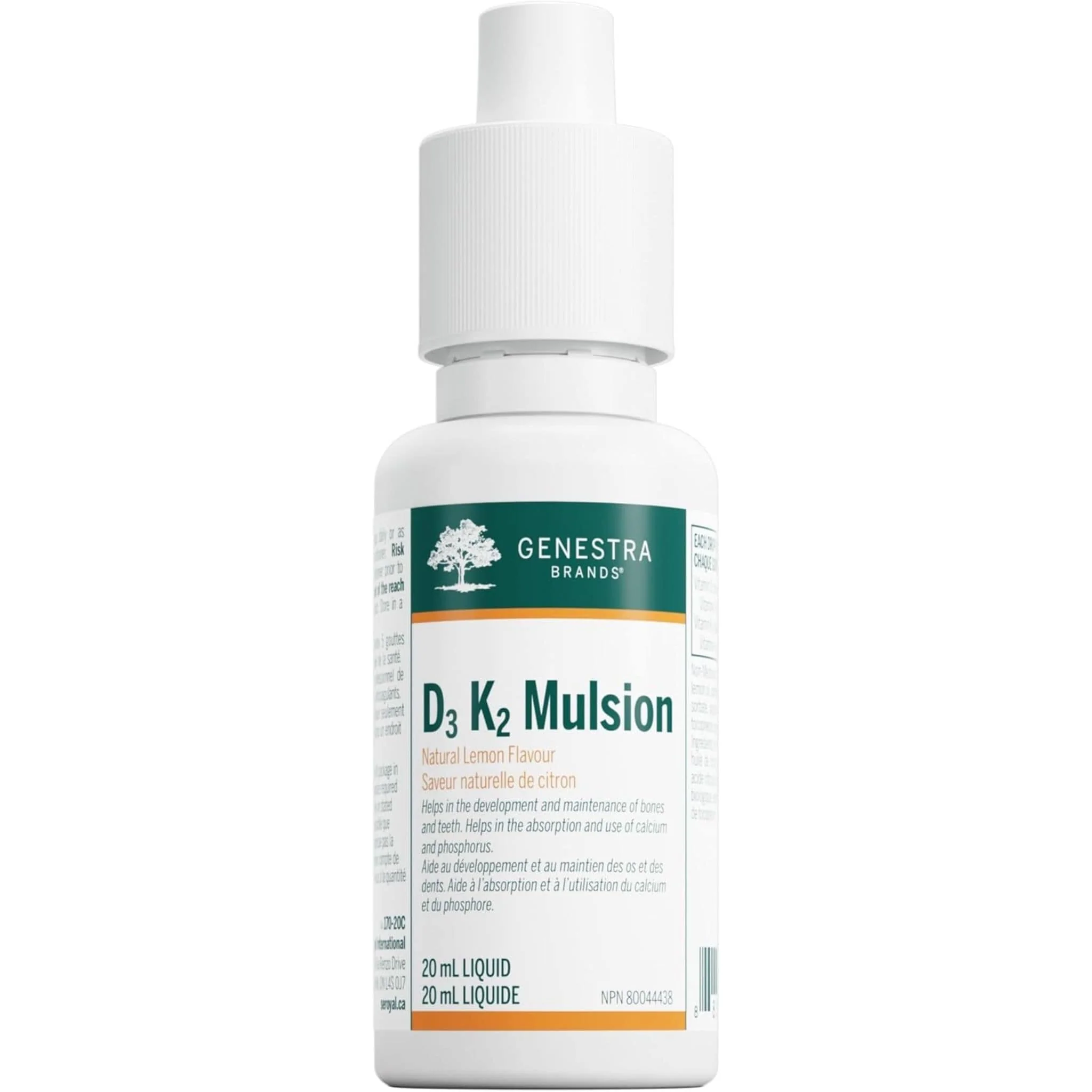 Genestra D3 K2 Mulsion Drops, 20ml