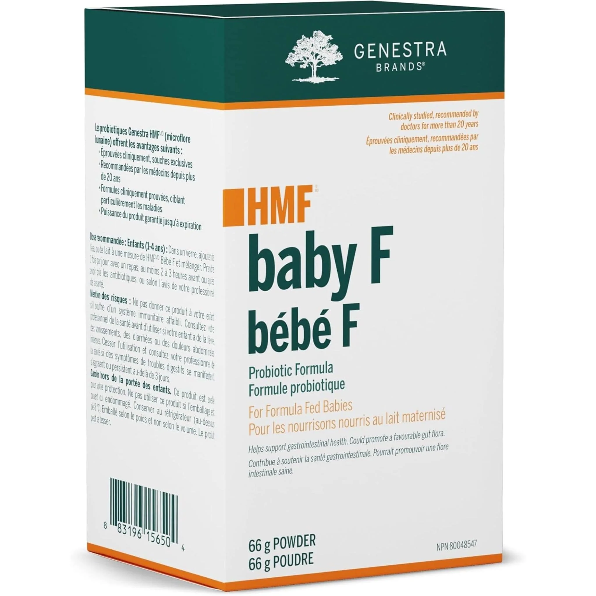 Genestra HMF Baby F, 66g - Store in Fridge