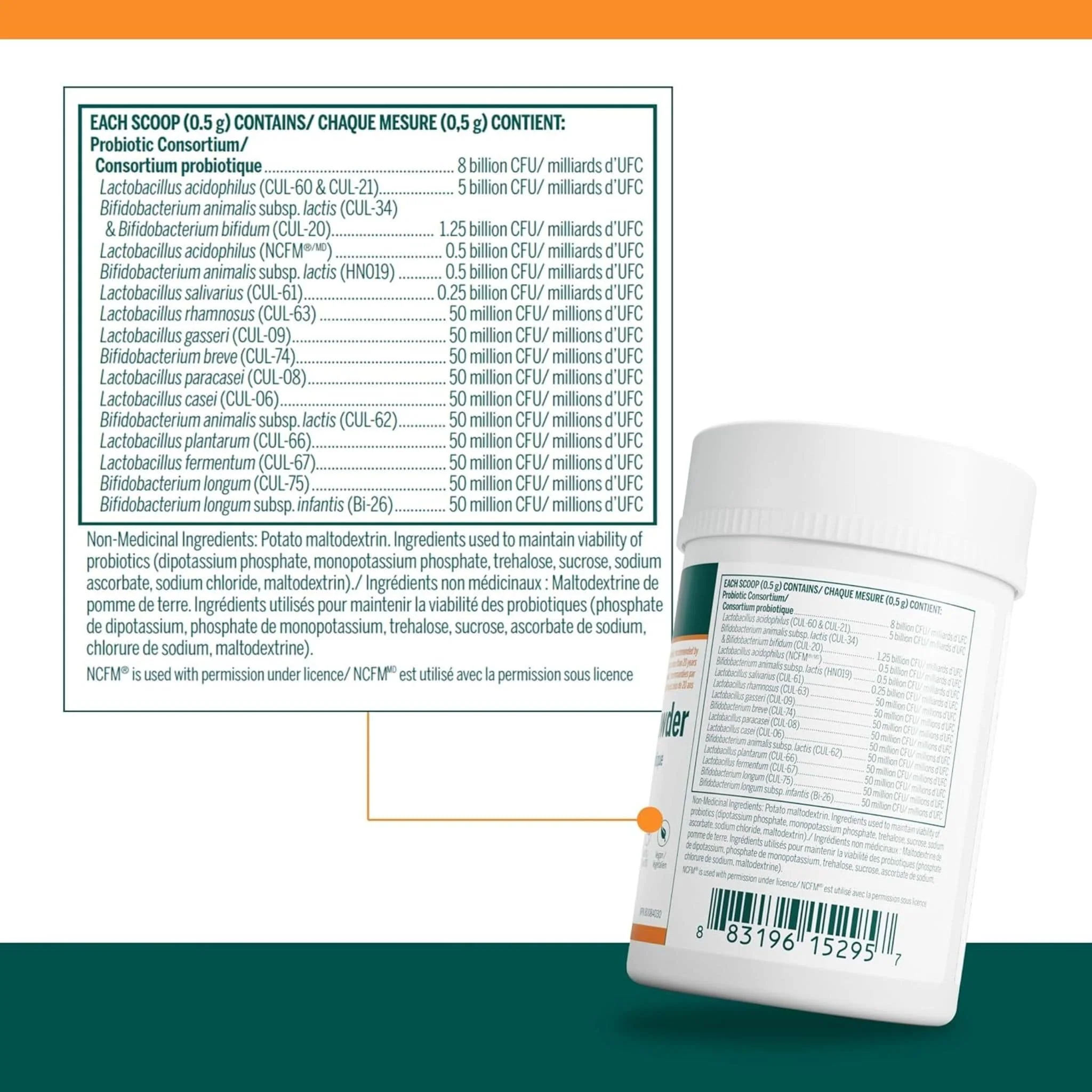 Genestra HMF Multi Strain Powder, 60g - Image 2