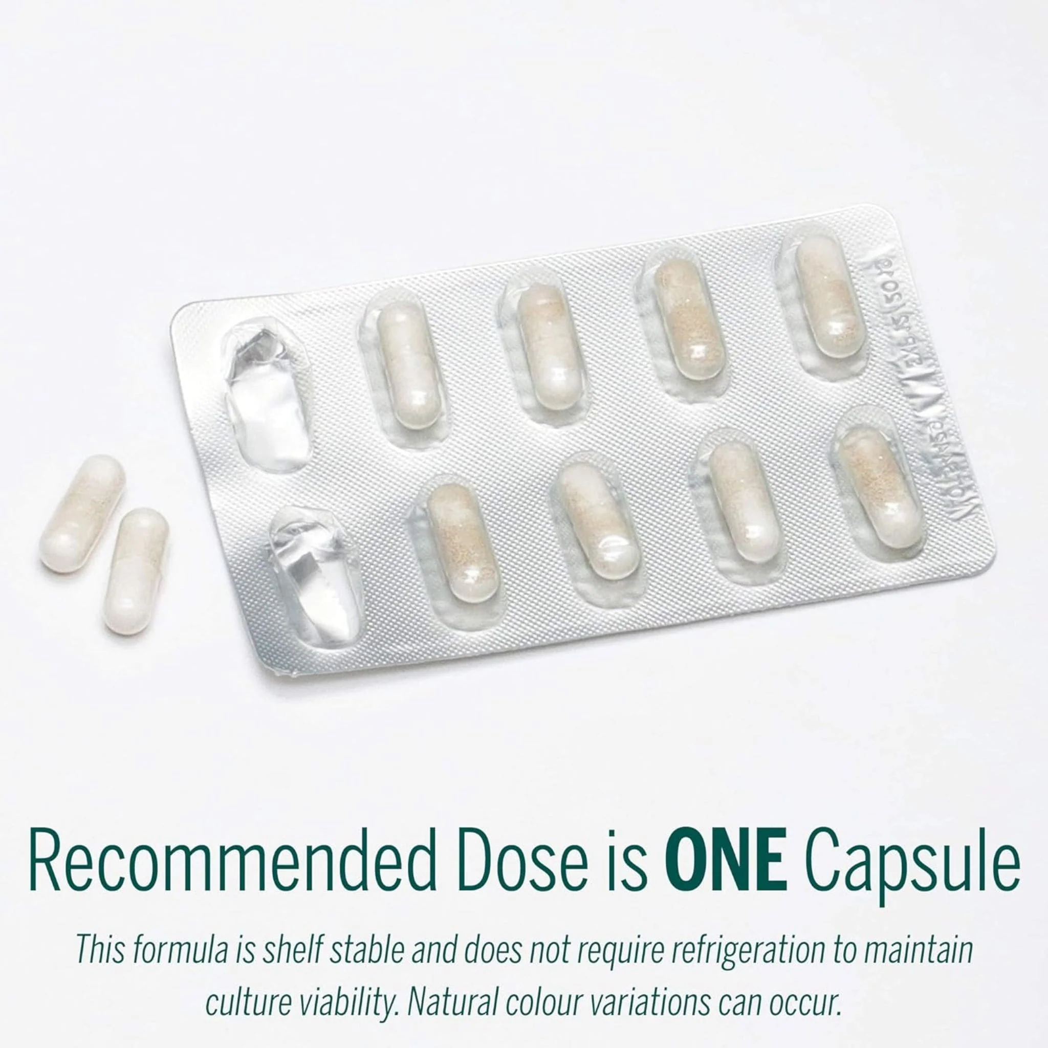 Genestra HMF Travel Probiotic 35 Billion CFU, Includes Saccharomyces Boulardi, Shelf-Stable, 30 Vegetable Capsules - Image 3