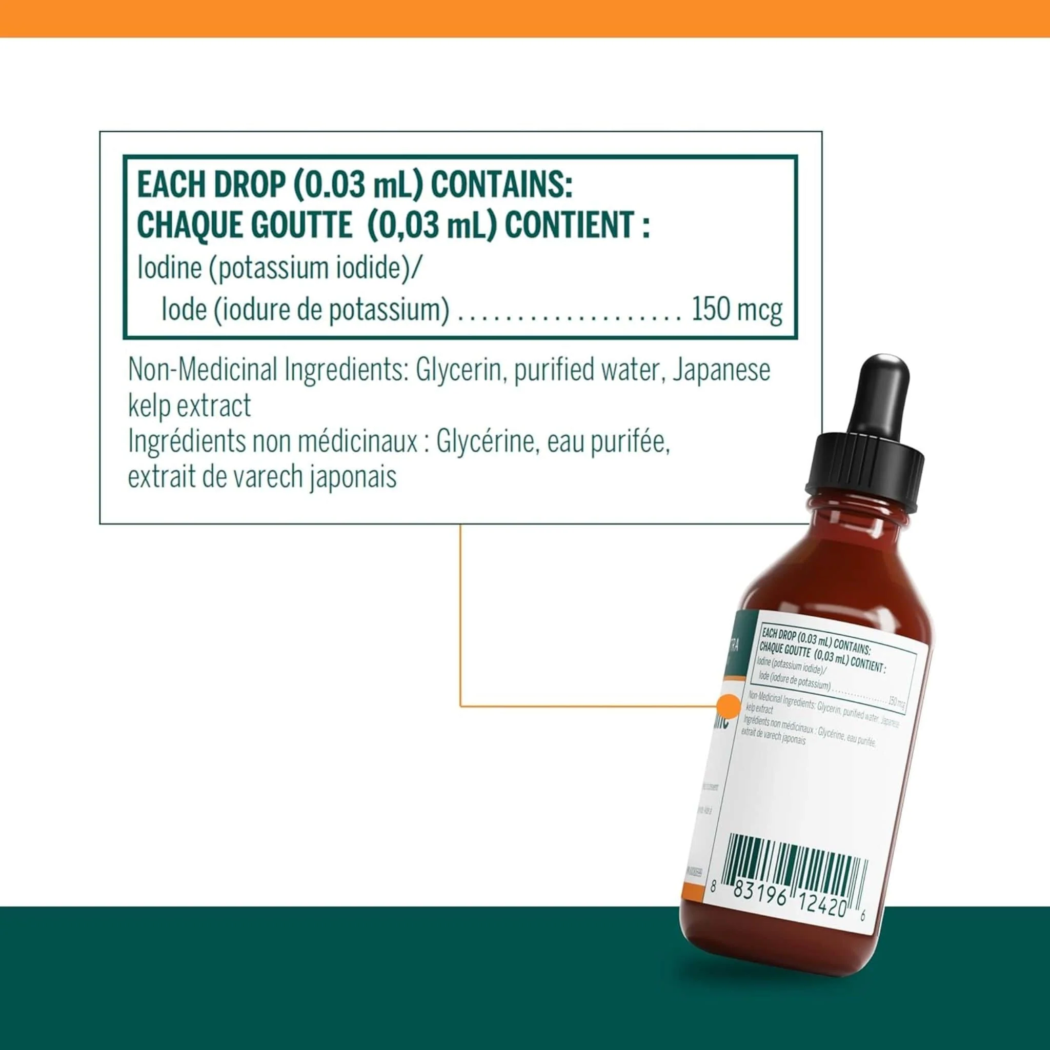Genestra Liquid Iodine 150mcg, 30ml - Image 2