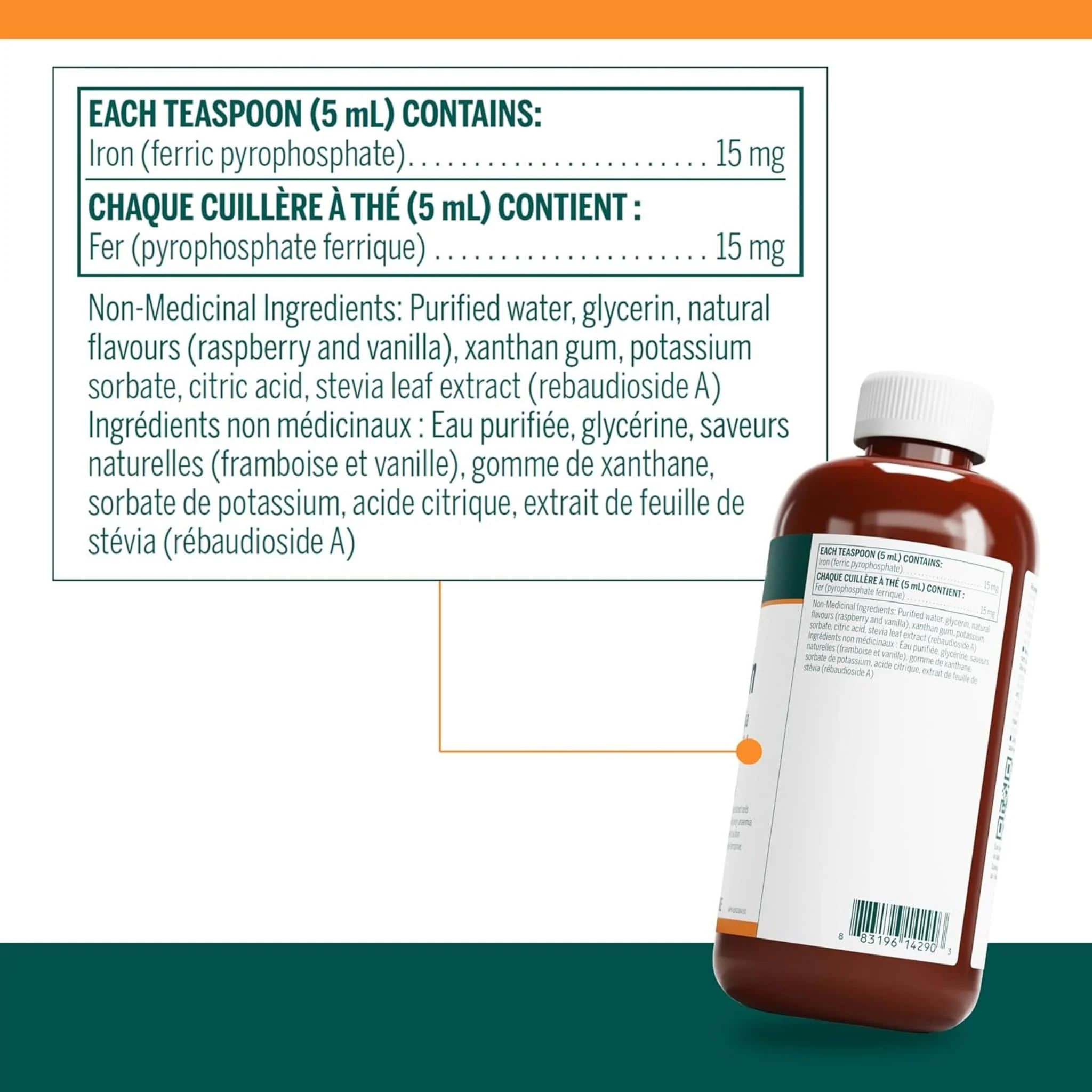 Genestra Liquid Iron 15mg (Vanilla Raspberry Flavour) - Image 7