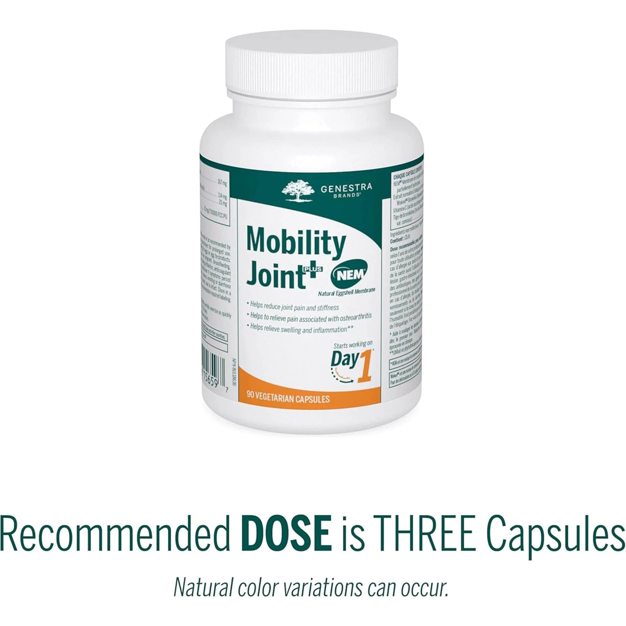 Genestra Mobility Joint Plus NEM, 90 Vegetarian Capsules - Image 3