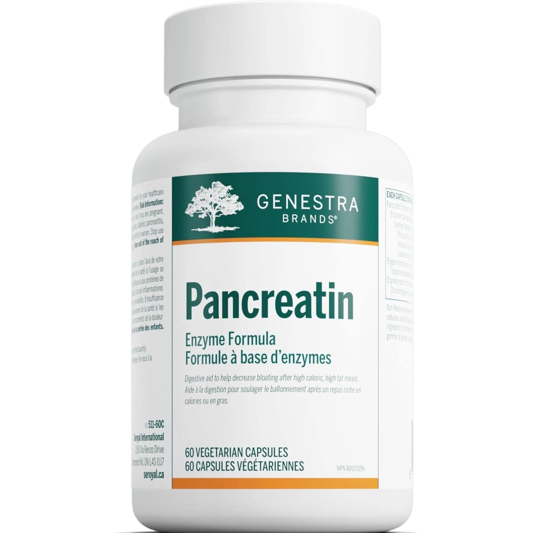 Genestra Pancreatin, 60 Tablets