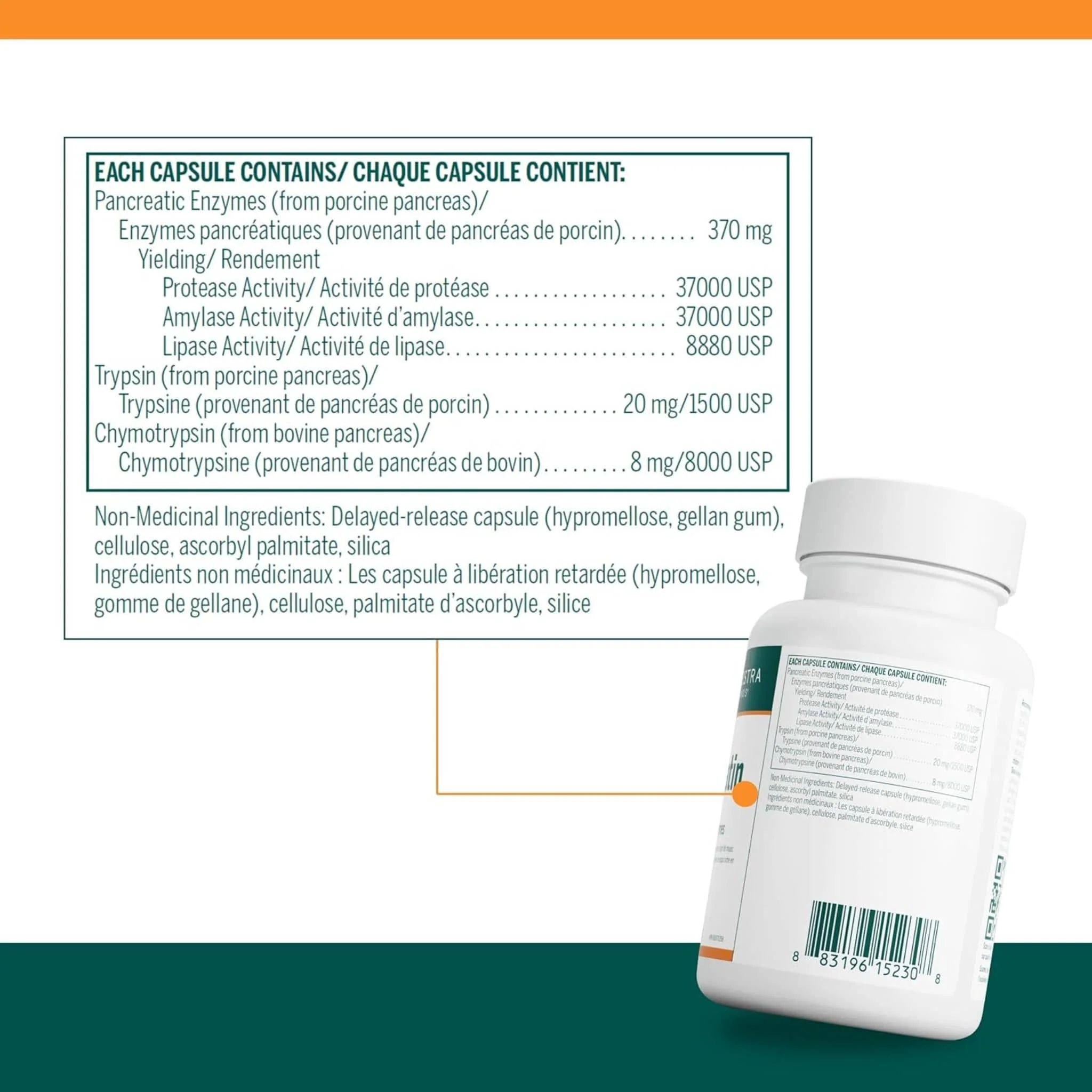 Genestra Pancreatin, 60 Tablets - Image 2