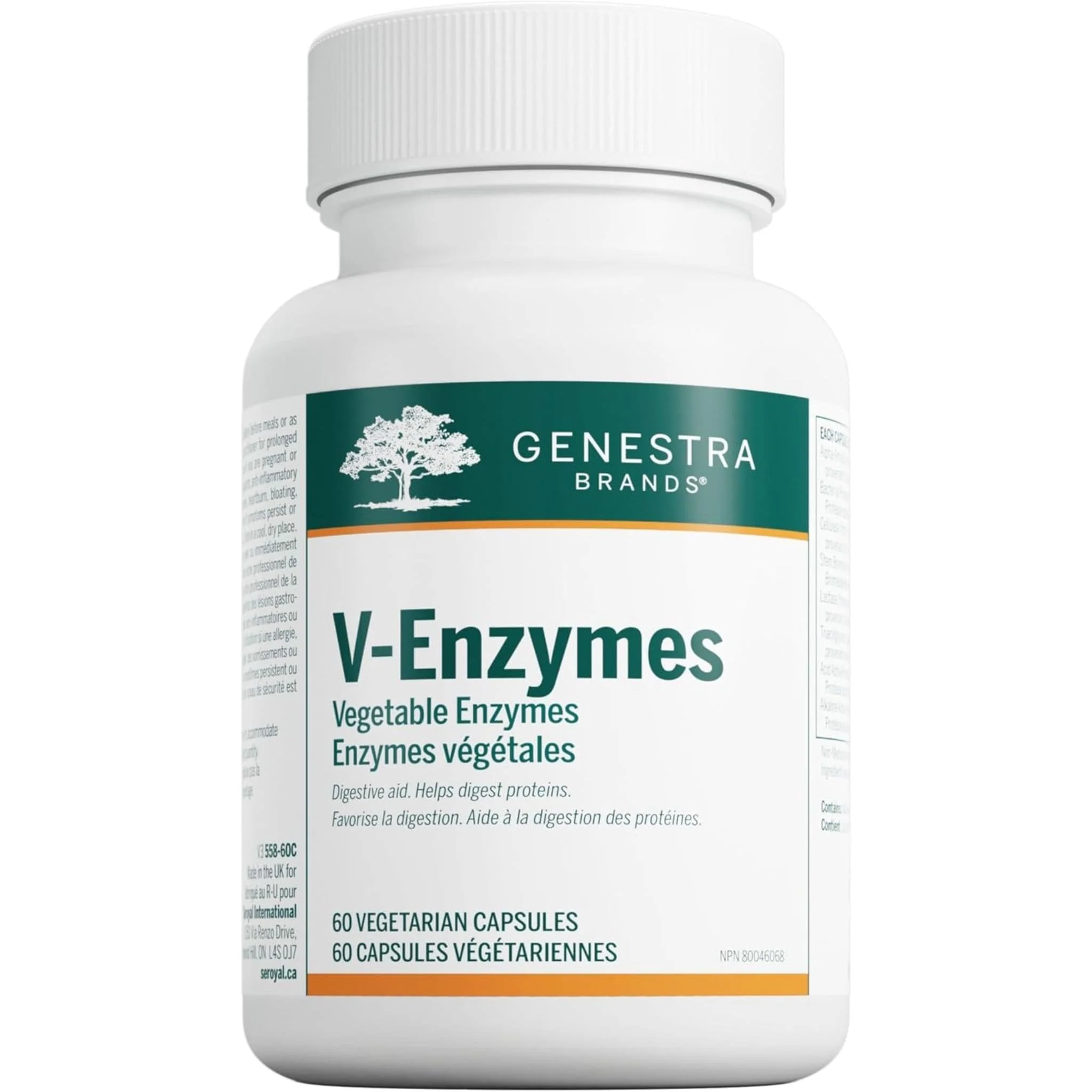 Genestra V-Enzymes, 60 Capsules