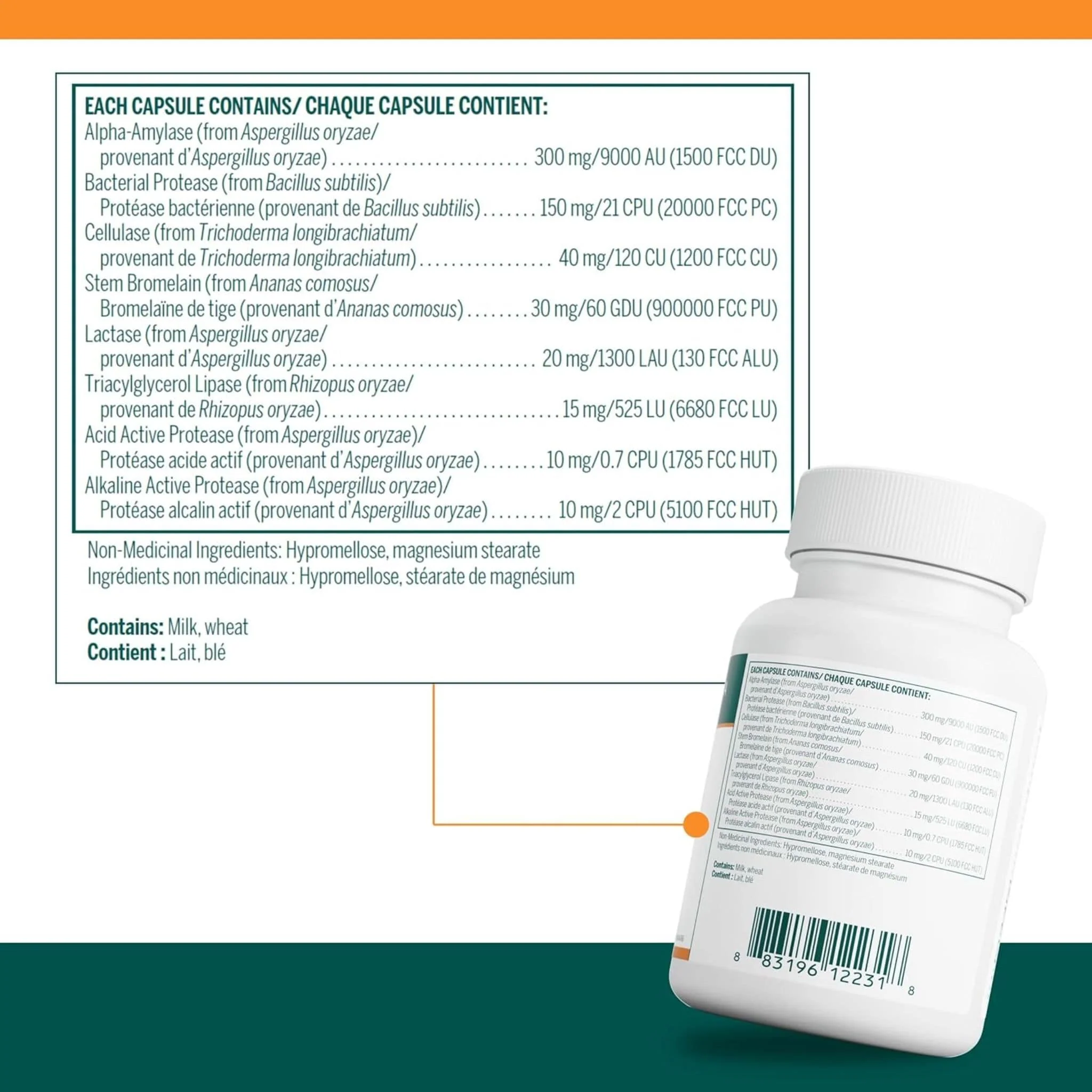 Genestra V-Enzymes, 60 Capsules - Image 2