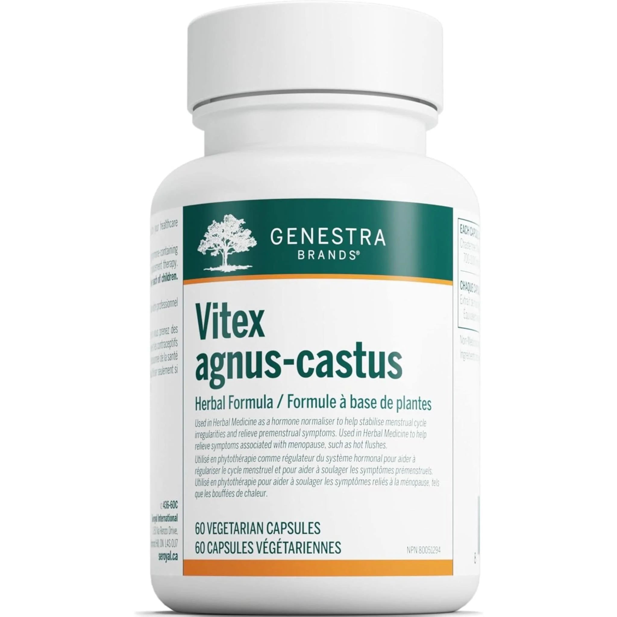 Genestra Vitex agnus-castus 100mg, 60 Capsules
