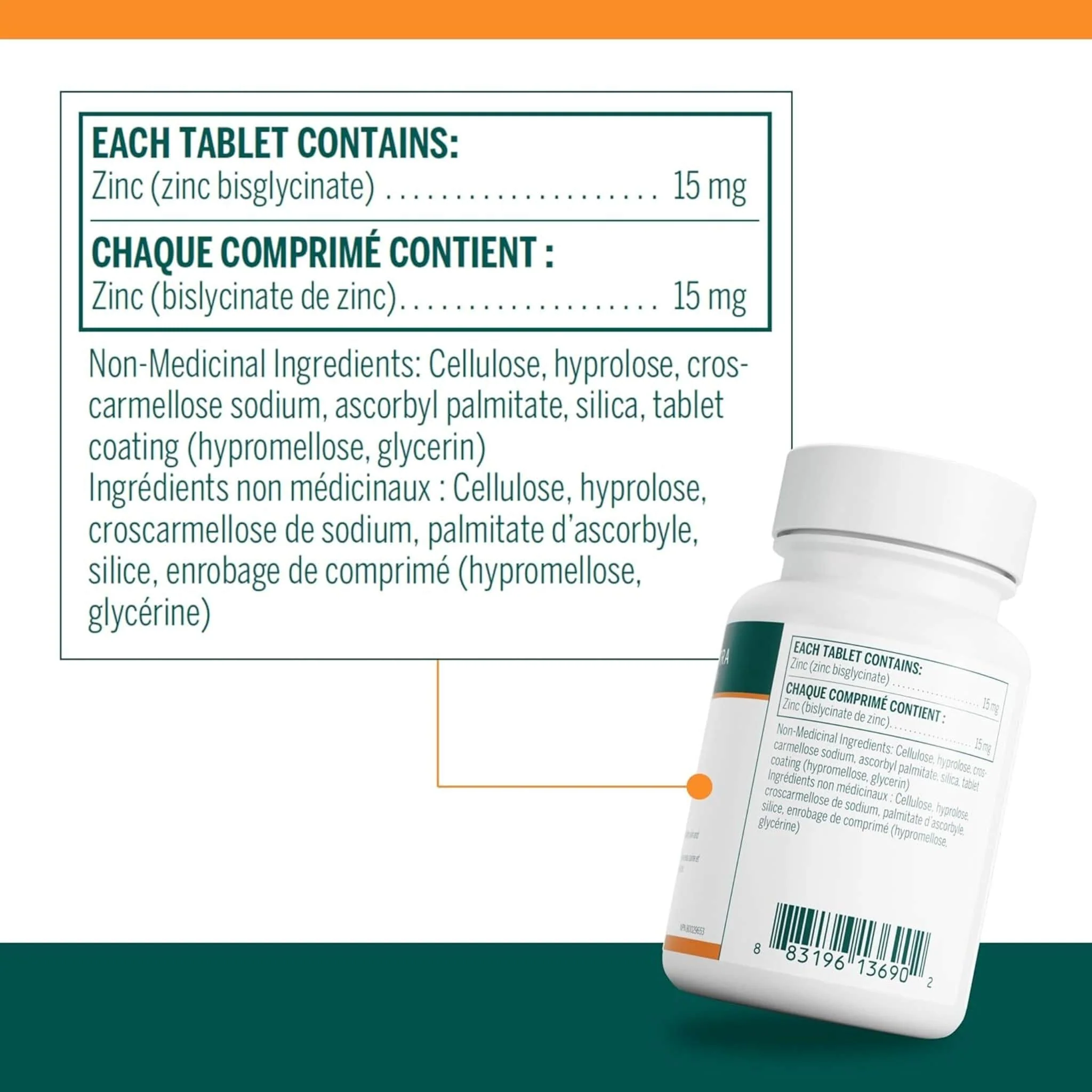 Genestra Zinc 15mg, 90 Tablets - Image 2