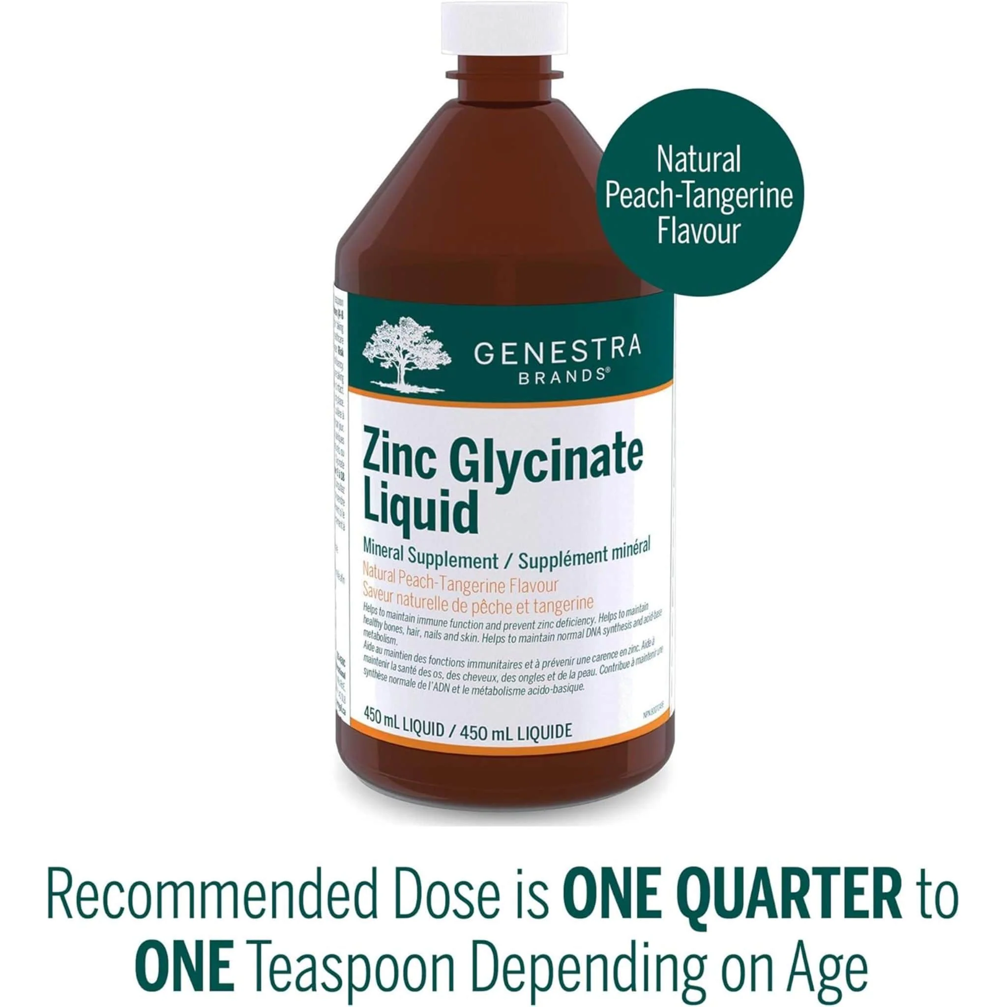 Genestra Zinc Glycinate 30mg (Liquid), 450ml - Image 3
