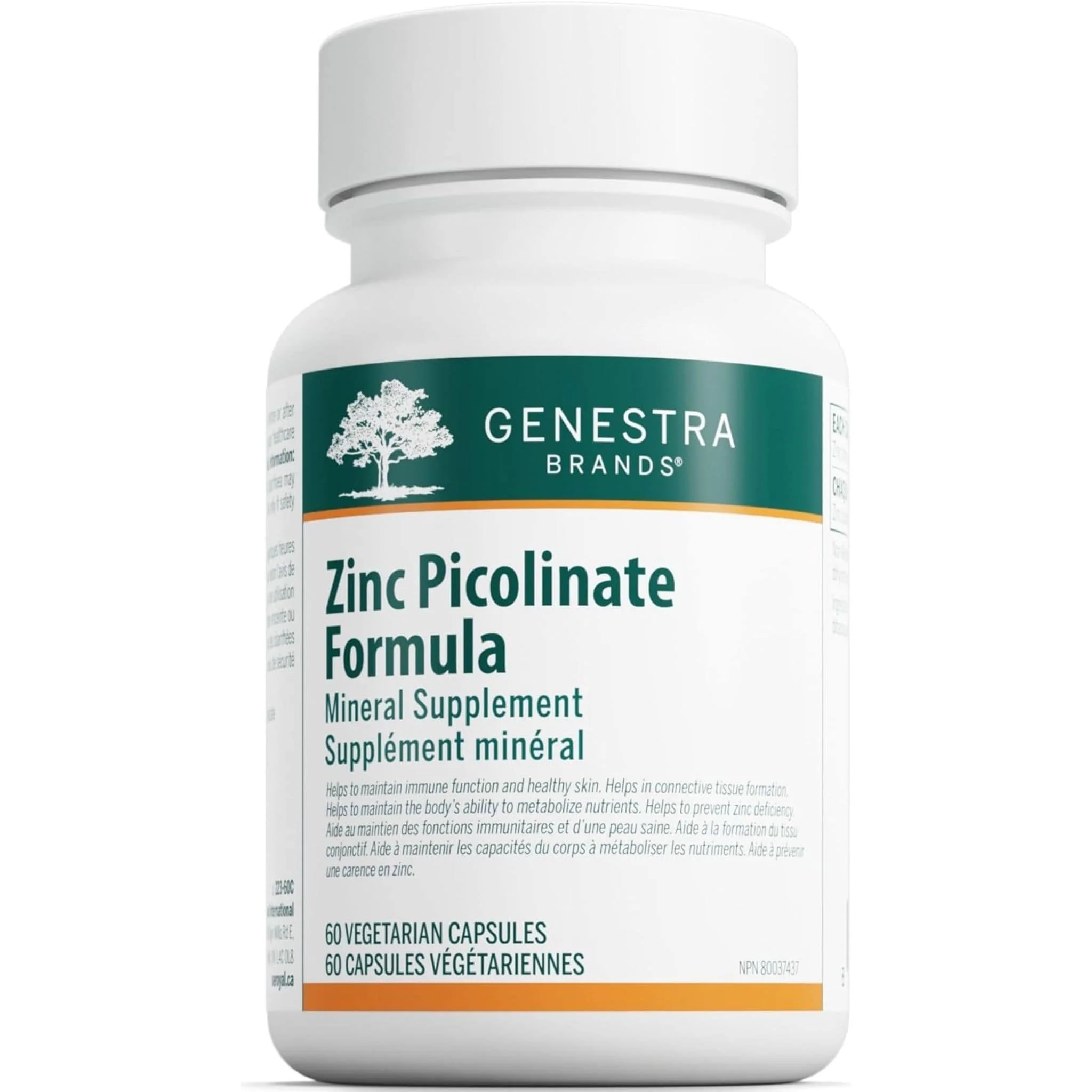 Genestra Zinc Picolinate 30mg, 60 Vegetable Capsules