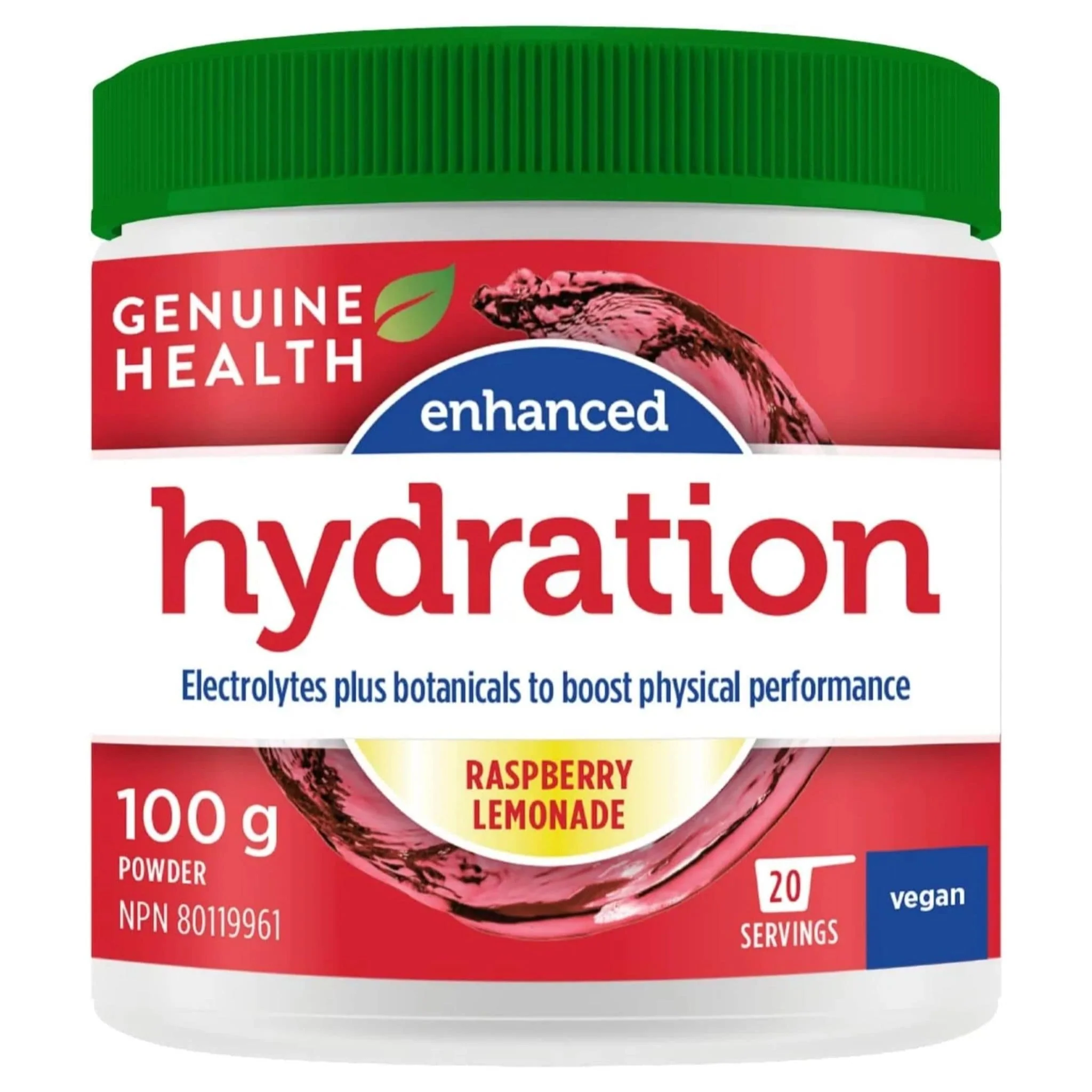 Genuine Health Enhanced Hydration, Electrolytes and Botanicals, 100g